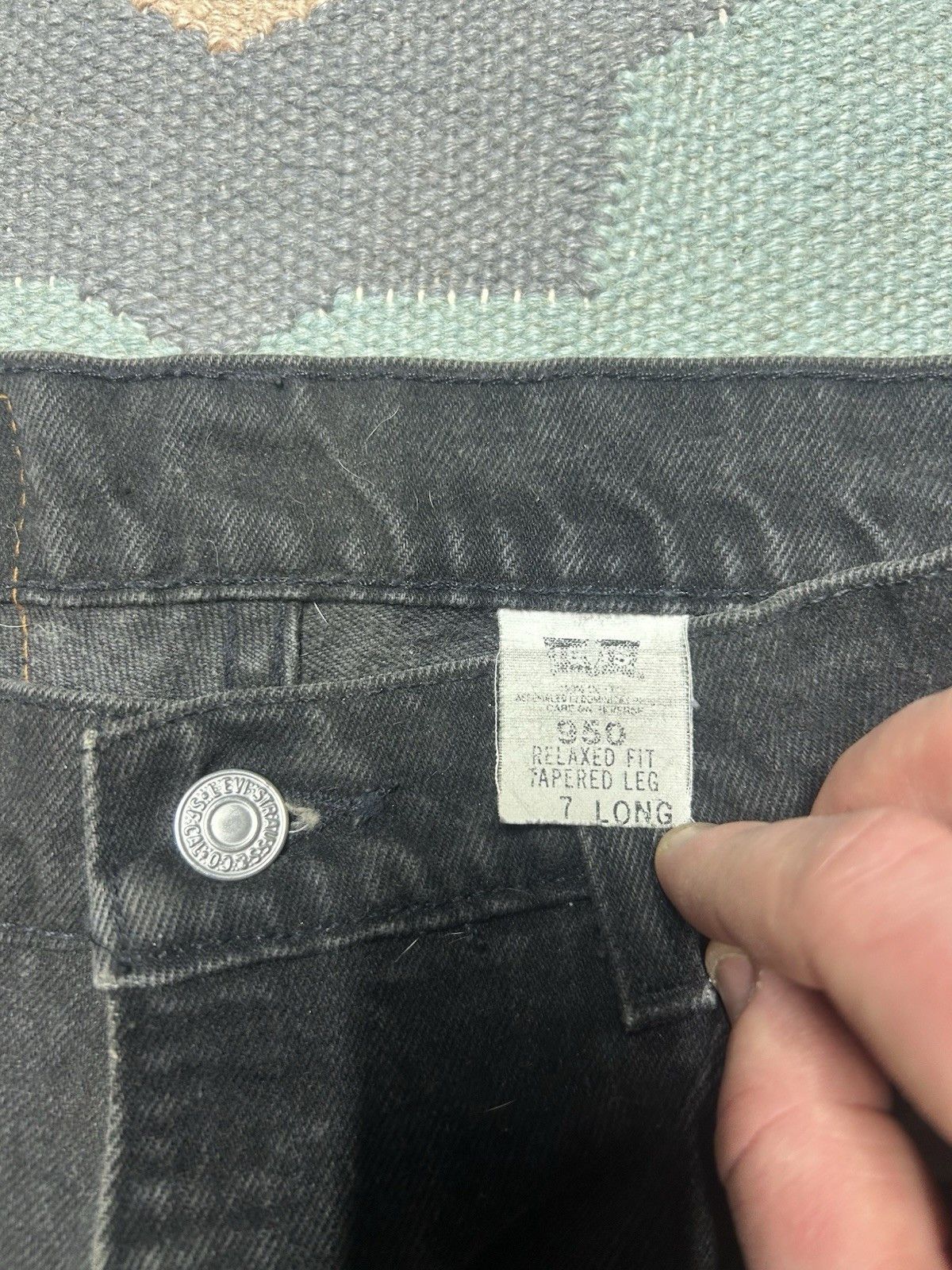 Vintage Vtg 90s Levis 10950 jeans orange tab skinny tapered 7 28x32 Size 28" / US 6 / IT 42 - 8 Thumbnail