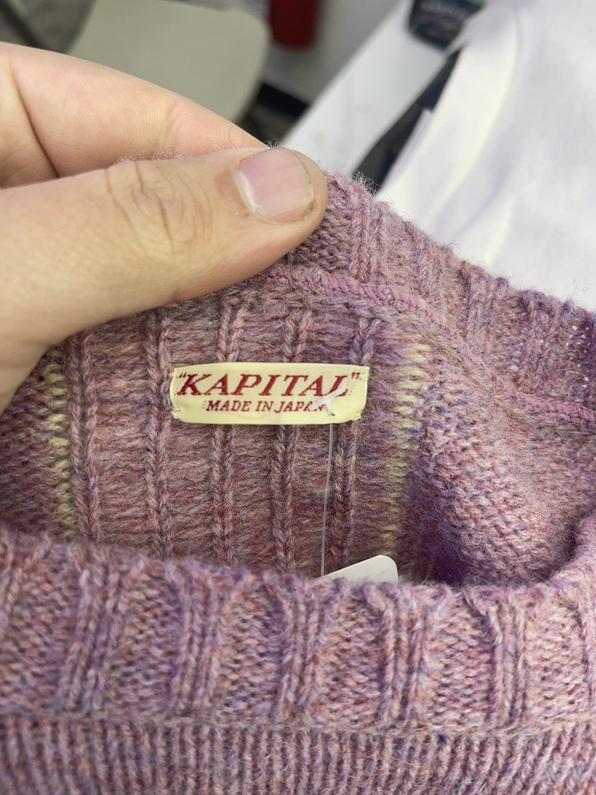 Kapital Kapital Skeleton crewneck knit pink Size US L / EU 52-54 / 3 - 3 Thumbnail