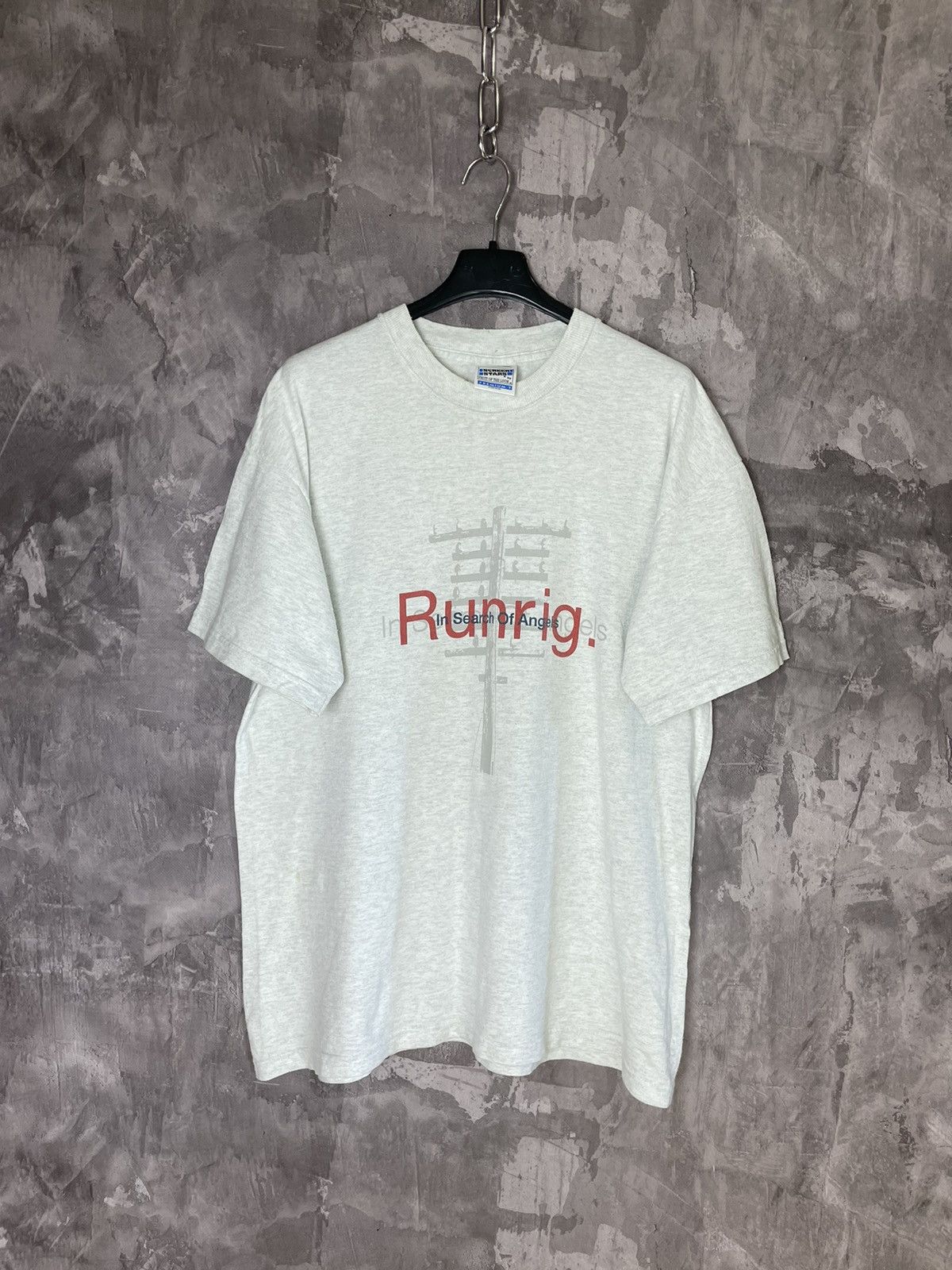 Band Tees × Vintage Vintage Runrig 1999 Screen Stars T-shirt Size US L / EU 52-54 / 3 - 1 Thumbnail