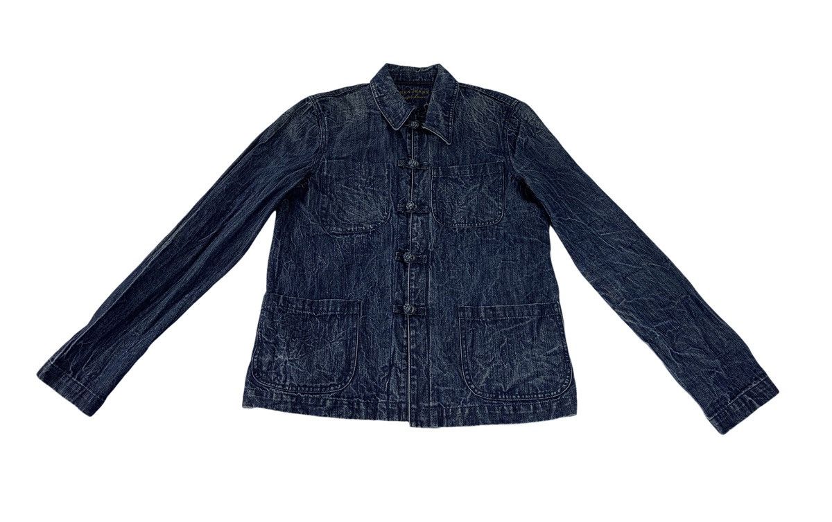 Ralph Lauren 90s Ralph Lauren Jeans Co Toggle Clasp Denim Jacket Size US S / EU 44-46 / 1 - 1 Thumbnail