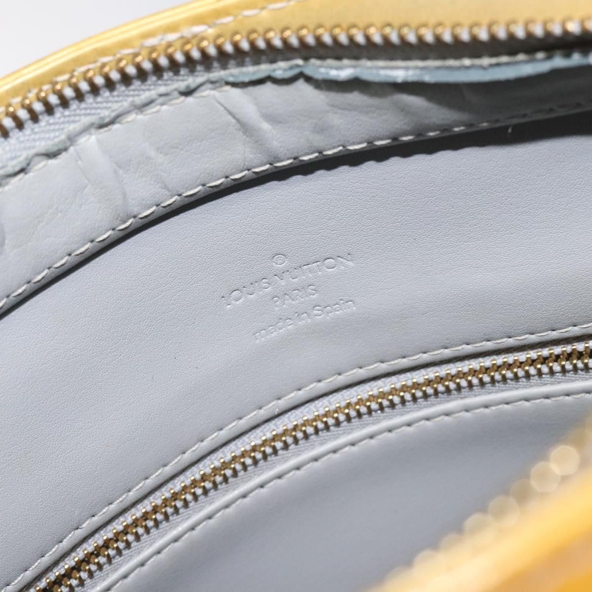 Louis Vuitton LOUIS VUITTON Monogram Vernis Houston Hand Bag Gris M91053 Size ONE SIZE - 10 Thumbnail