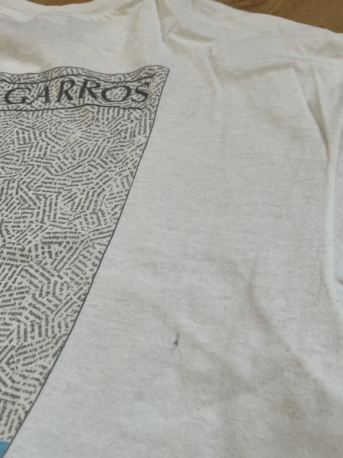 Vintage Roland Garros 1986 vintage tee Size US XL / EU 56 / 4 - 7 Thumbnail