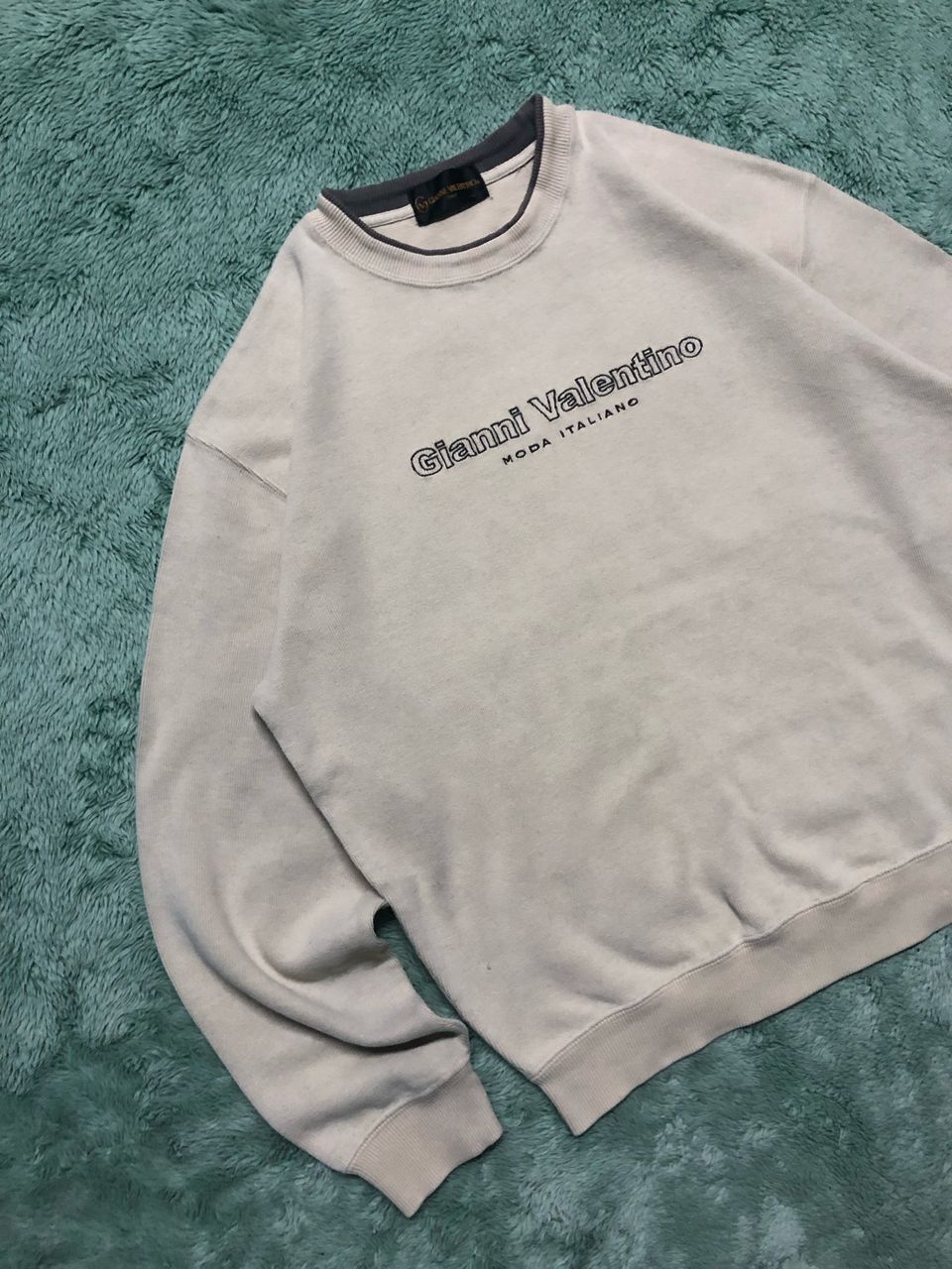 Gianni Valentino × Valentino GIANI VALENTINO CREWNECK SWEATSHIRT SPELL OUT Size US M / EU 48-50 / 2 - 5 Thumbnail
