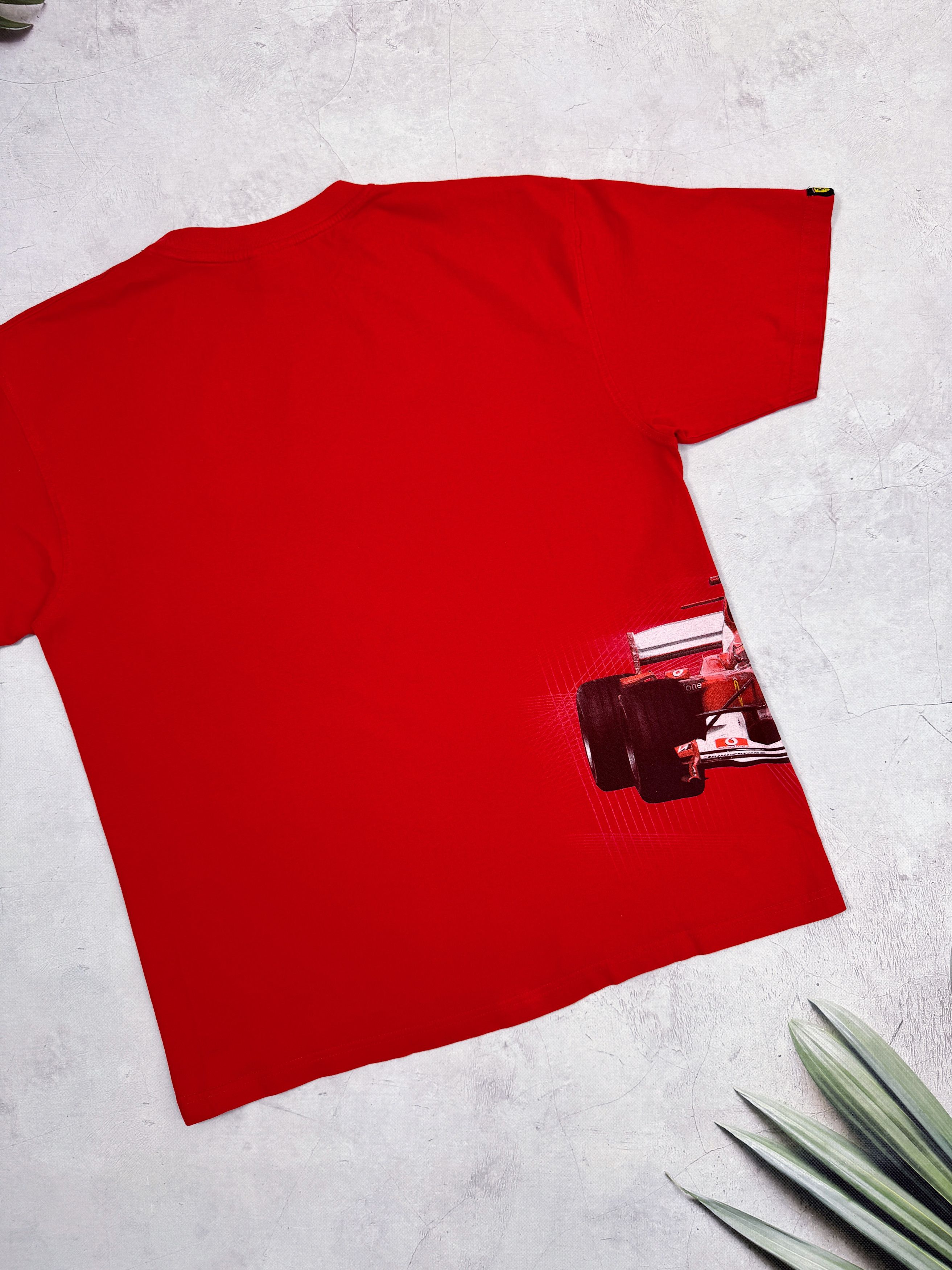 Ferrari Vintage Ferrari T-Shirt F1 Team Racing Car Logo Vodafone Size US L / EU 52-54 / 3 - 16 Thumbnail