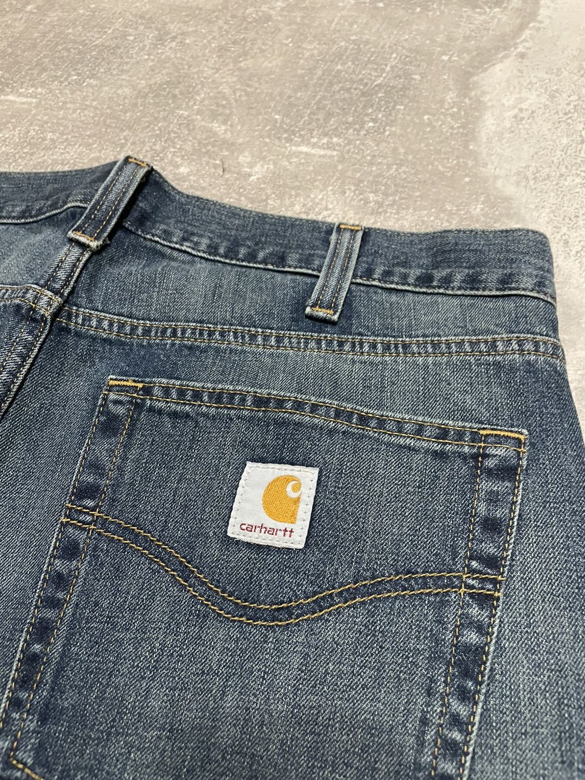 Carhartt × Vintage Vintage Carhartt Denim Relaxed Jeans 36/34 Size US 36 / EU 52 - 6 Thumbnail