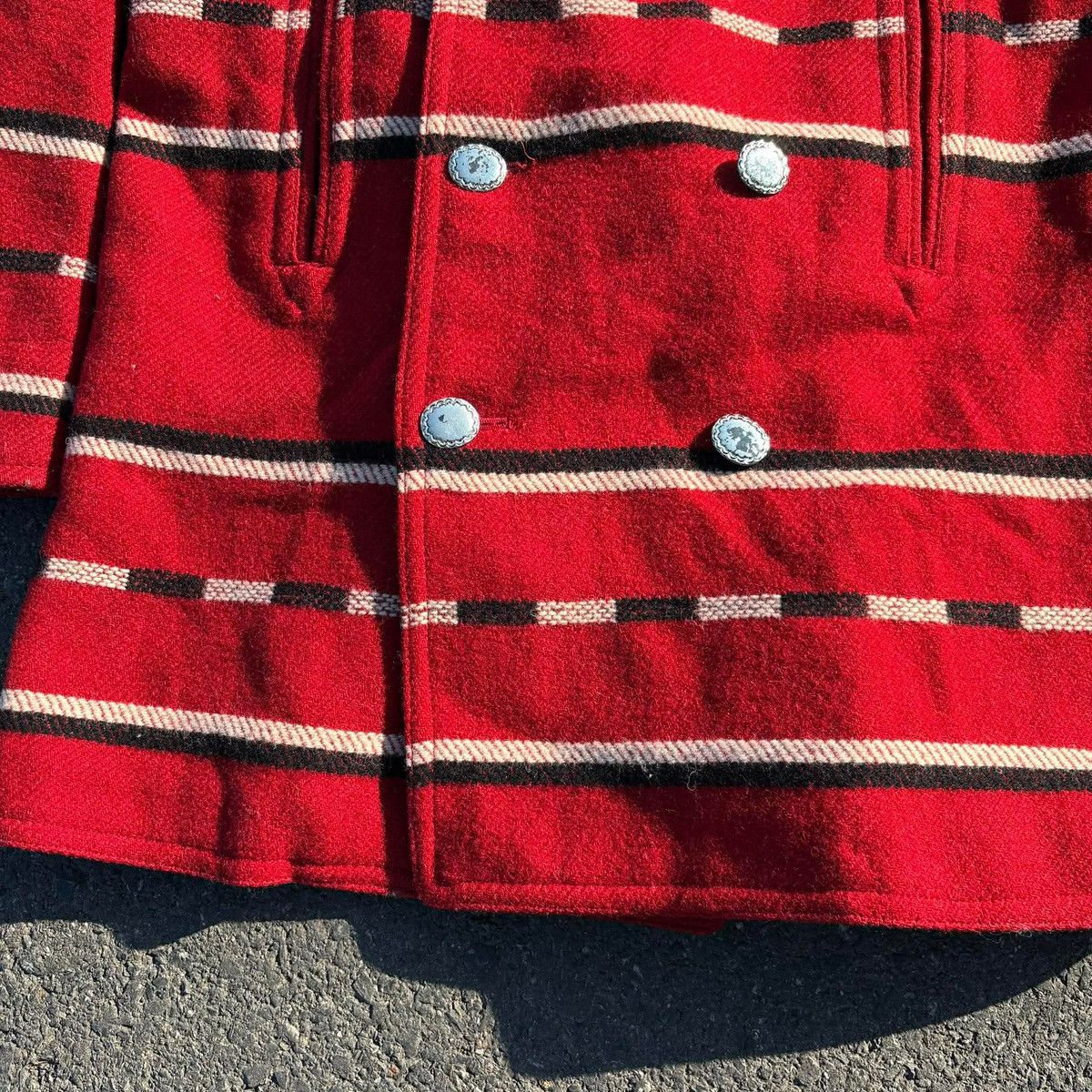 Hysteric Glamour Hysteric Glamour Red Stripe Wool Coat Jacket Size S / US 4 / IT 40 - 5 Thumbnail
