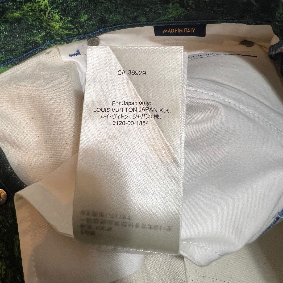 Louis Vuitton LOUIS VUITTON × VIRGIL ABLOH 2022SS LANDSCAPE DENIM PANTS Size US 31 - 12 Thumbnail