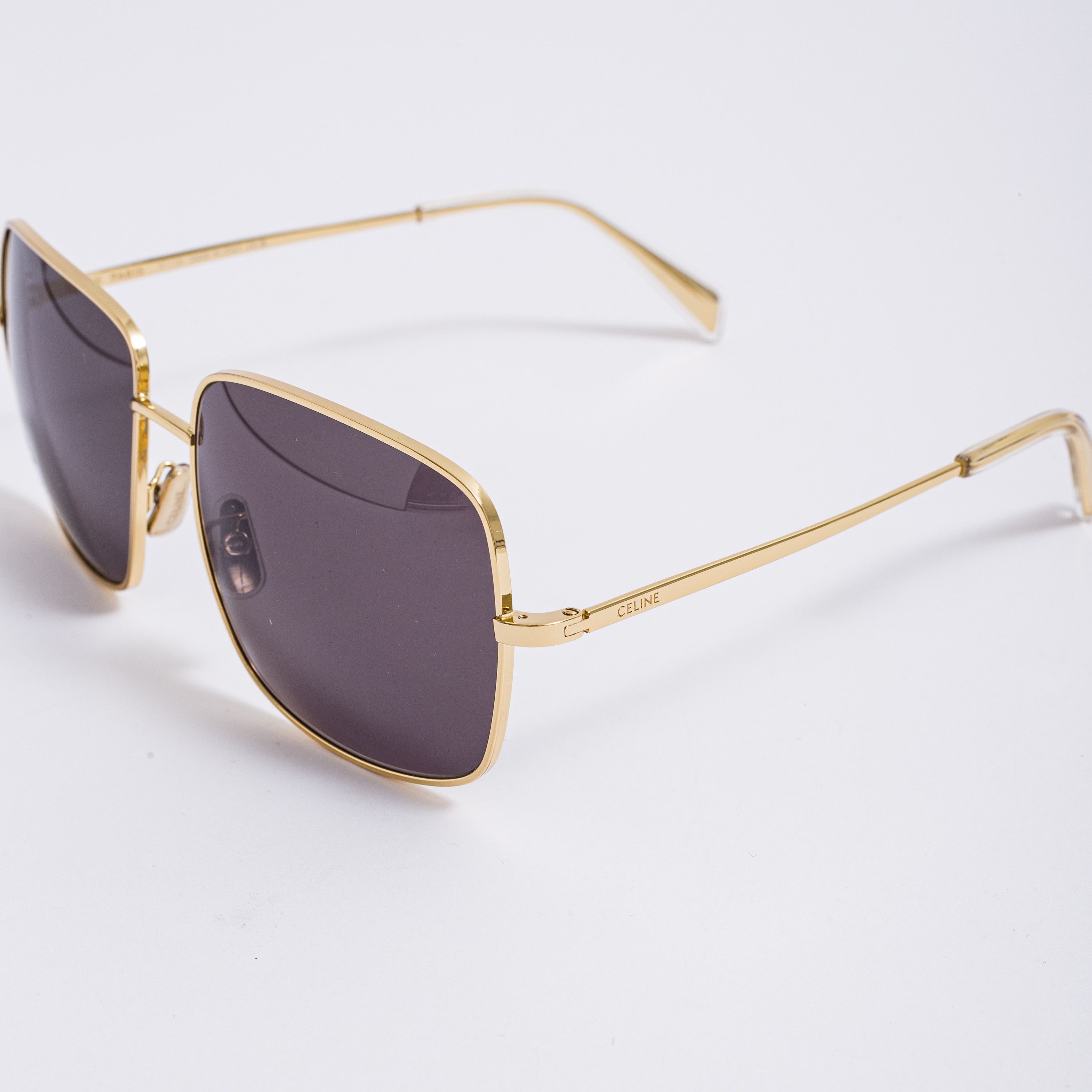 Celine CELINE Triomphe Rhinestone 01 Sunglasses In Metal Size ONE SIZE - 2 Thumbnail