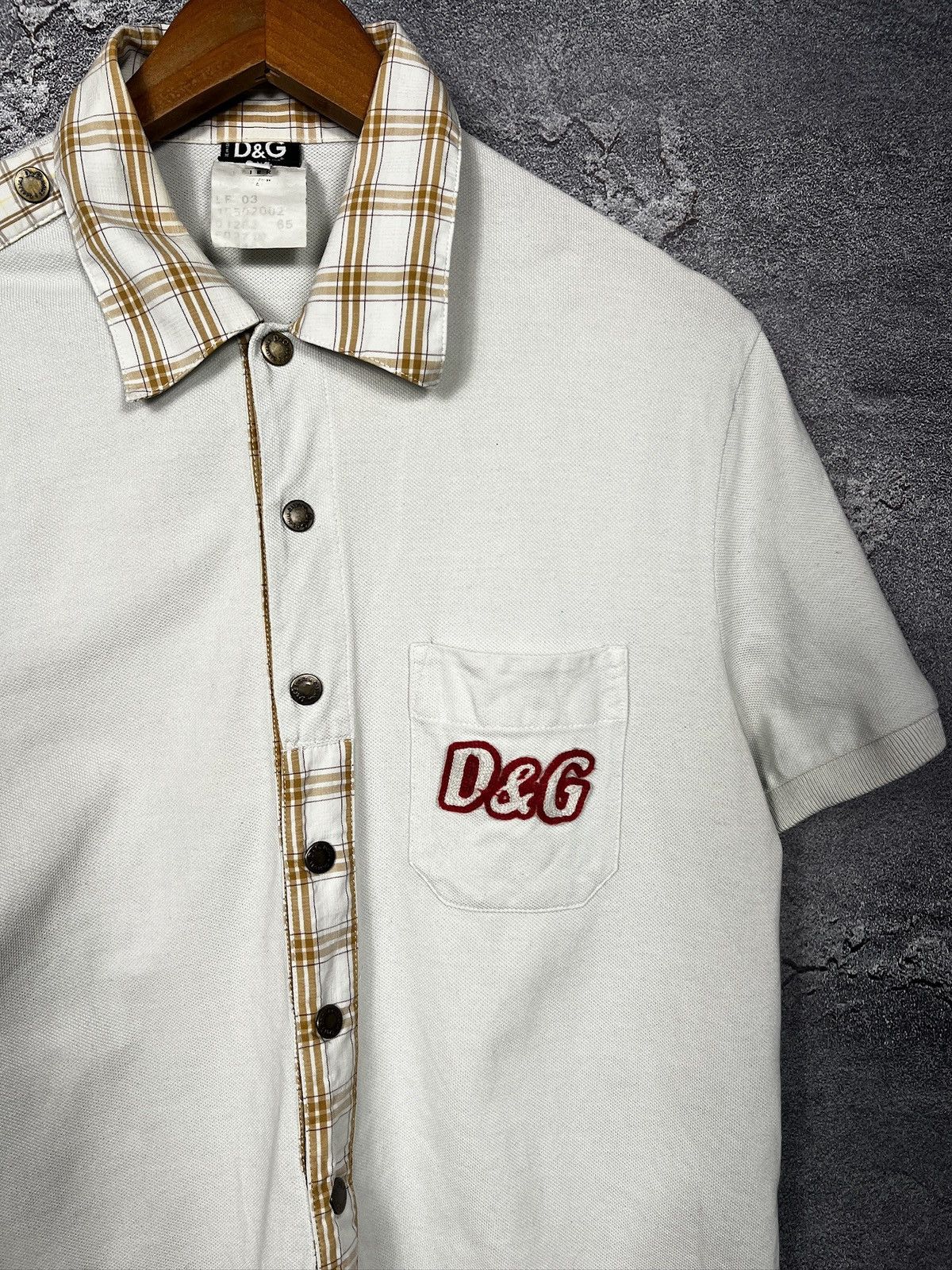 Dolce & Gabbana Vintage Dolce Gabbana Polo Shirt With Logo Size M Size US M / EU 48-50 / 2 - 3 Thumbnail