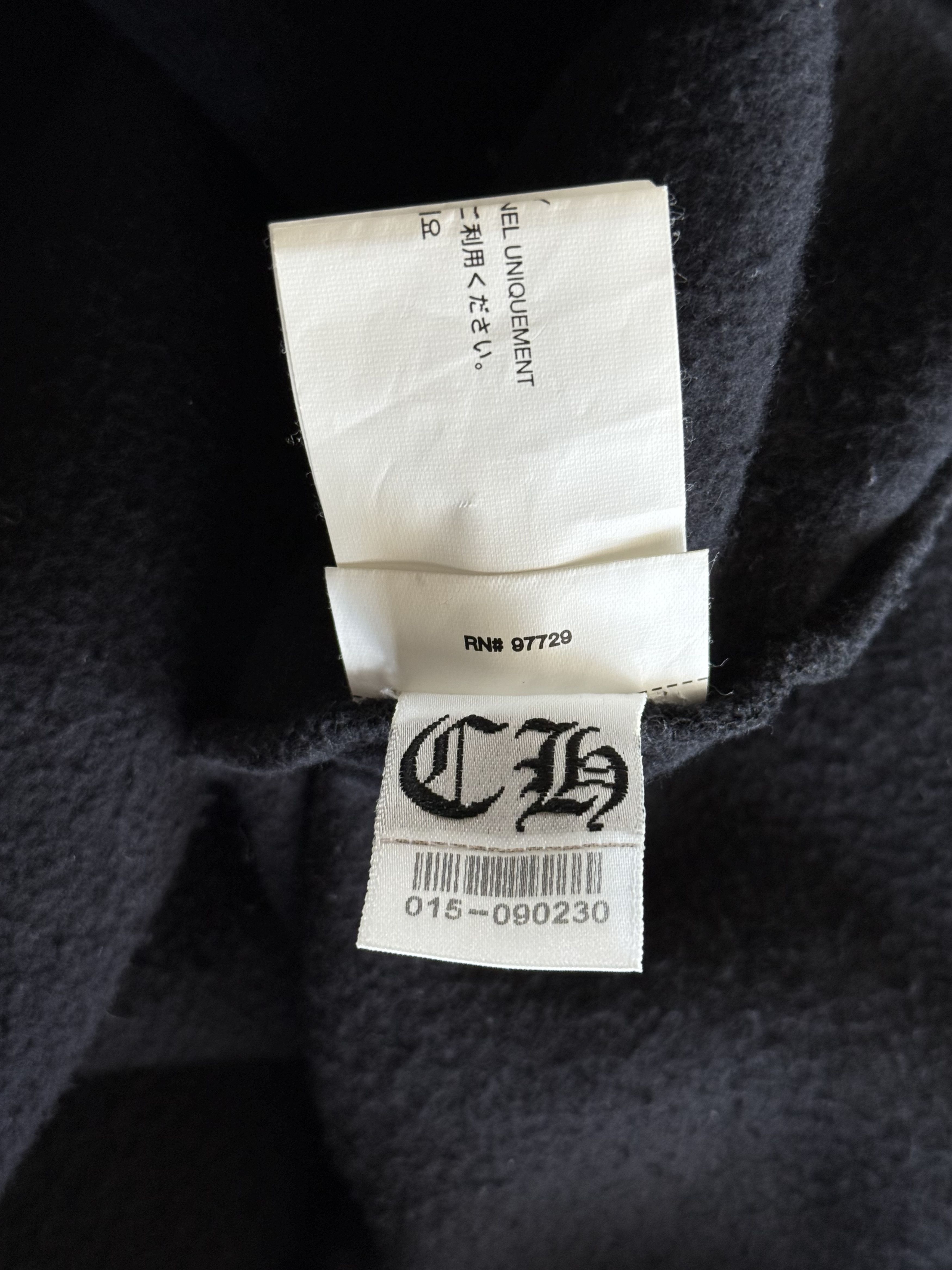 Chrome Hearts Chrome Hearts Black Leather Triple Cross Hoodie Size US S / EU 44-46 / 1 - 7 Thumbnail