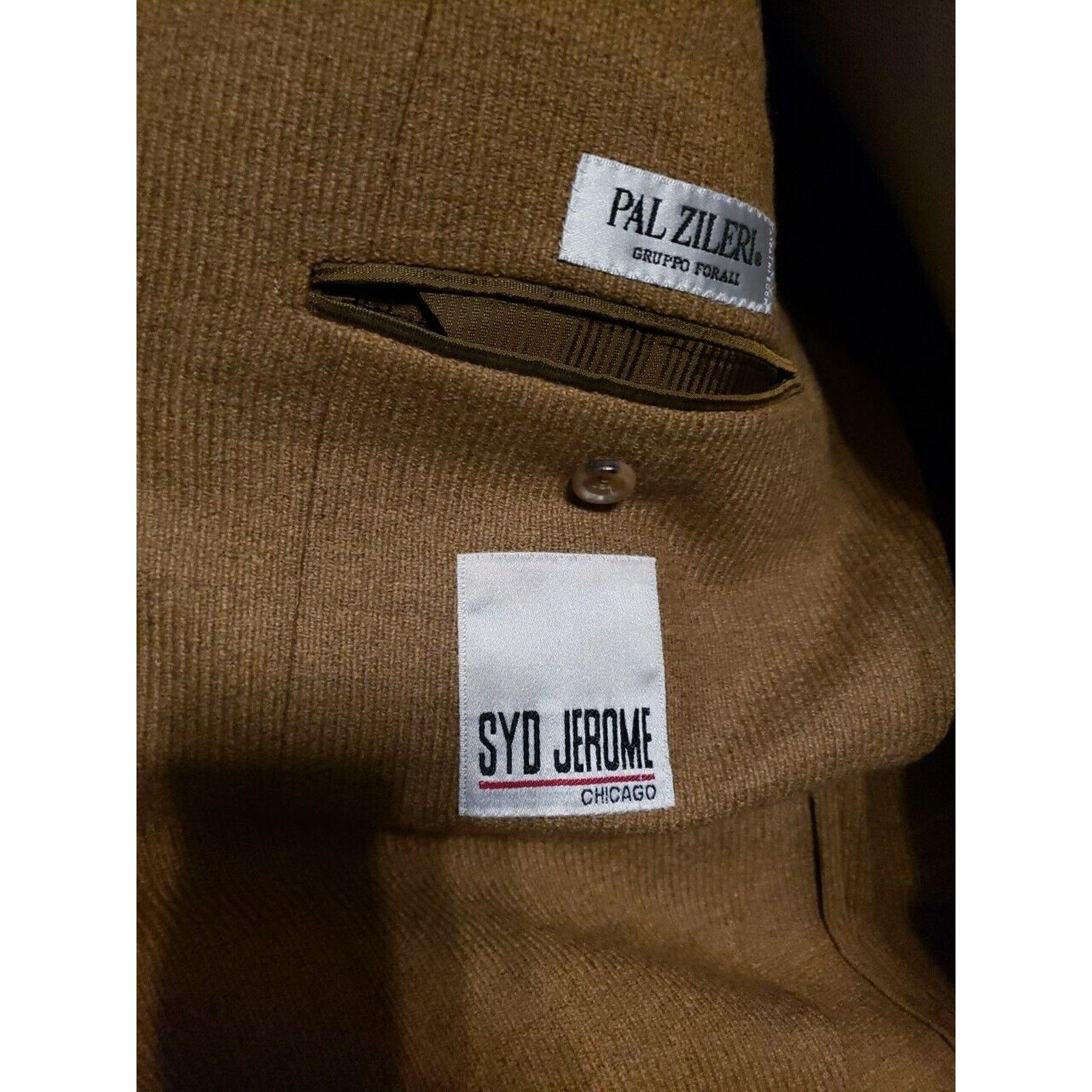 Pal Zileri Pal Zileri 44 R Sport Coat Sand Color Size 44R - 4 Thumbnail