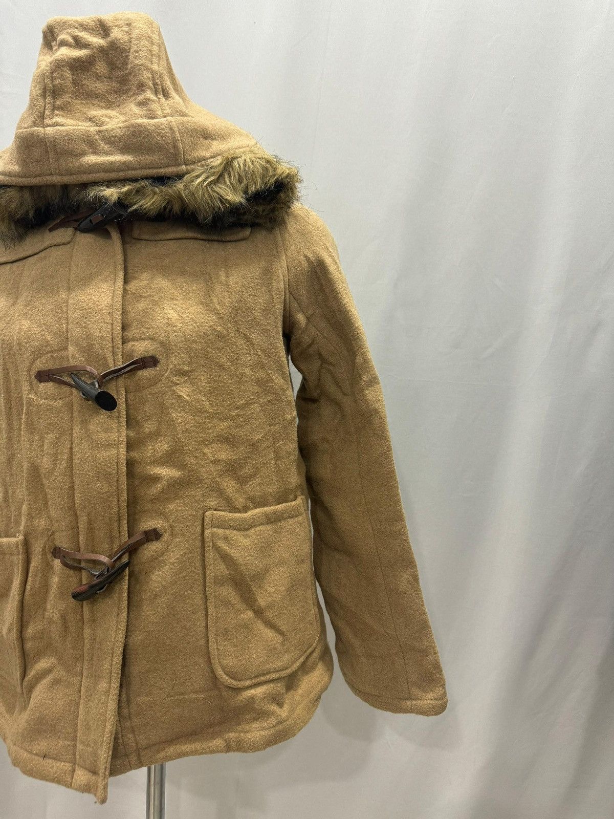 Global Work × Japanese Brand Global Work Women's Duffle Coat/ Jacket Size L / US 10 / IT 46 - 2 Thumbnail