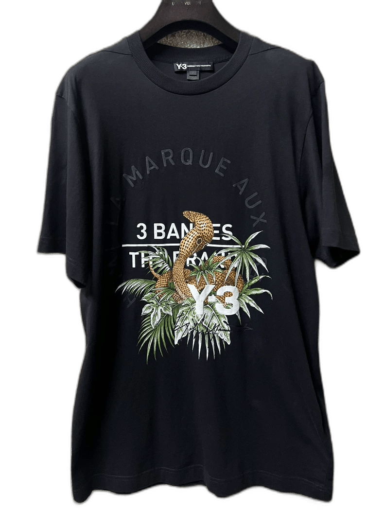 Yohji Yamamoto Y-3 Men's Casual Short Sleeve T-Shirt Size US L / EU 52-54 / 3 - 1 Thumbnail