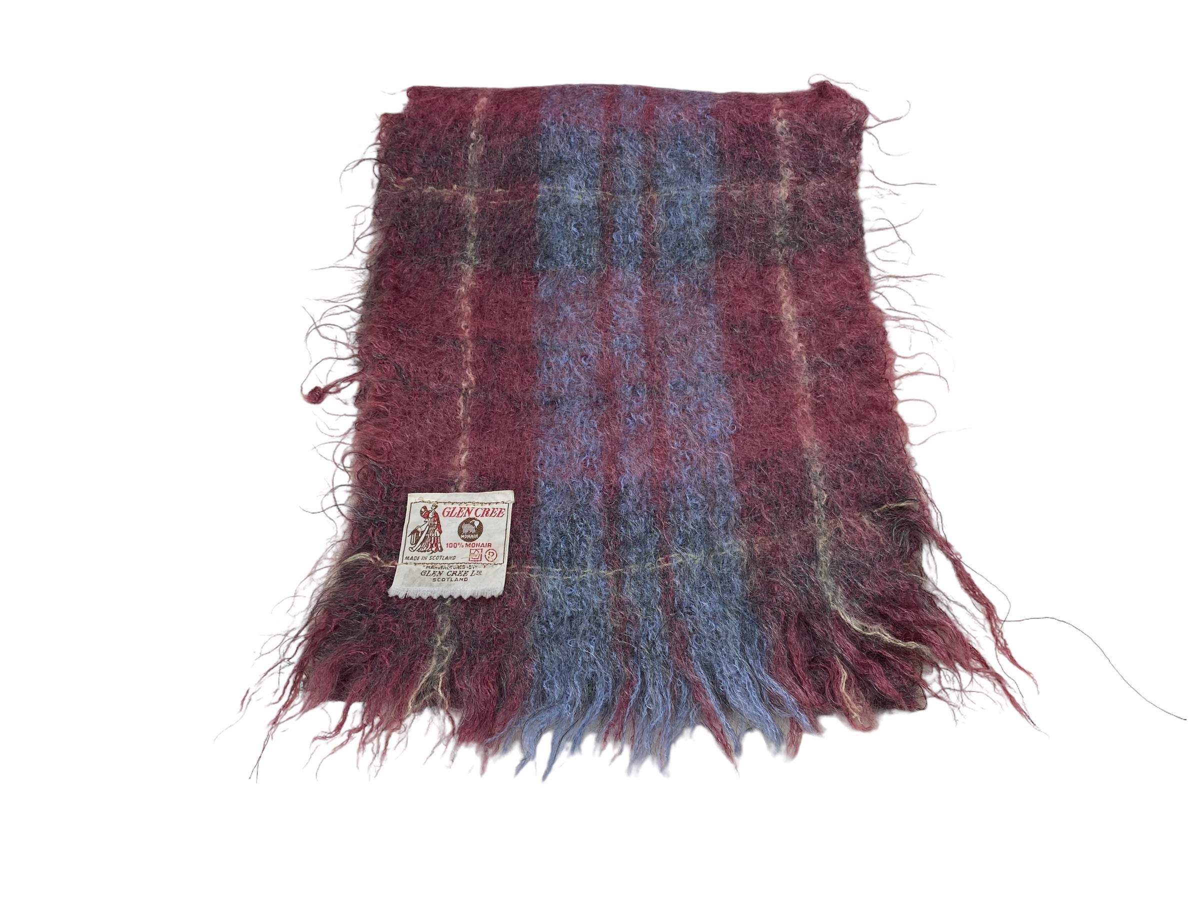 Vintage Glen Cree Vintage Stripe Mohair Scarf Made in Scotland Size ONE SIZE - 7 Thumbnail