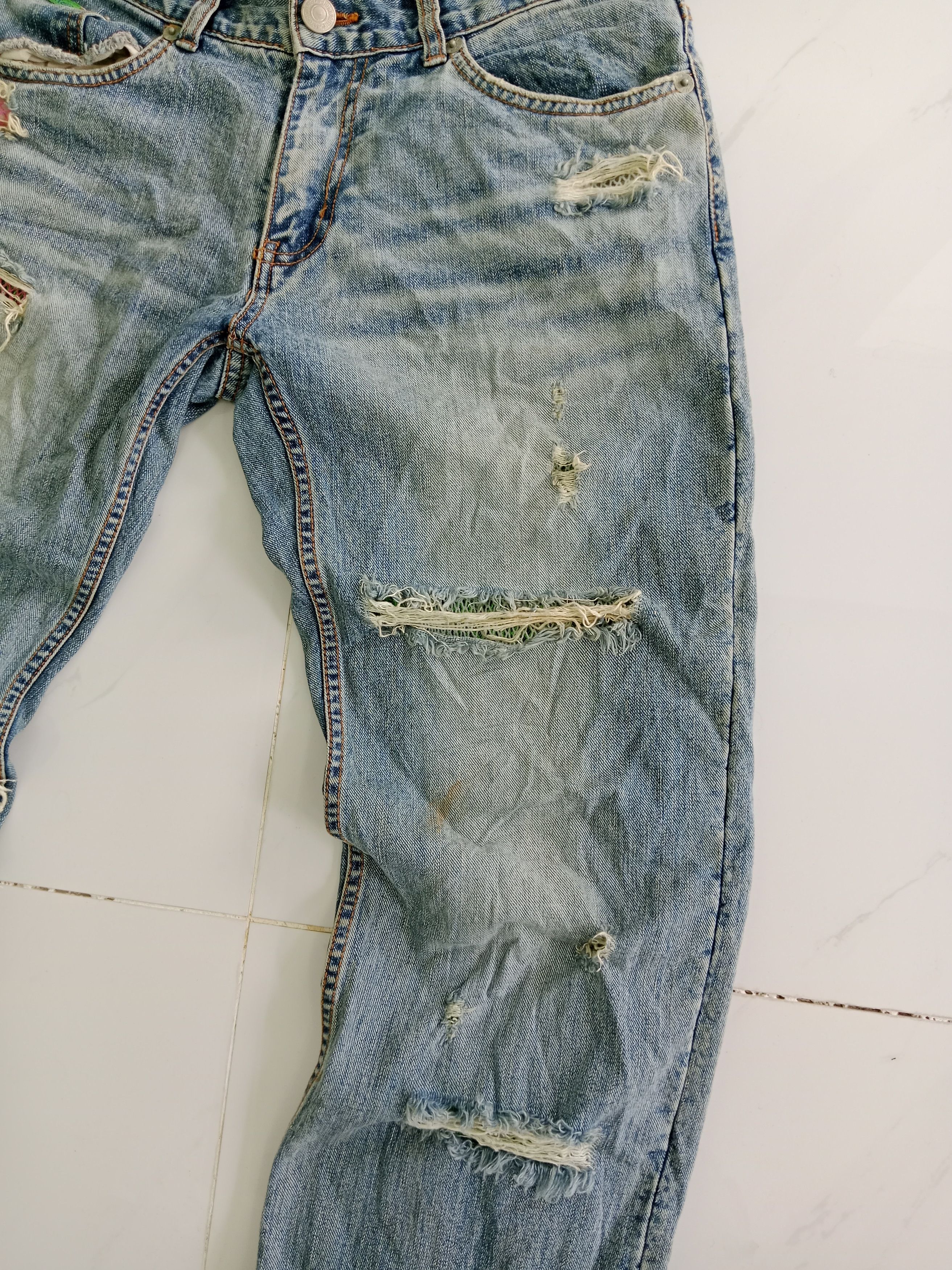 Other Distressed Denim Jeans Texas Rose Nice Style Size US 34 / EU 50 - 5 Thumbnail