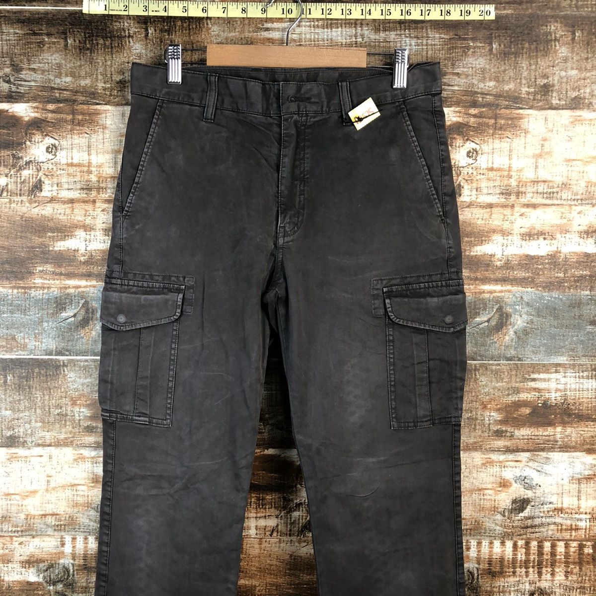 Japanese Brand Uniqlo Brown utility tactical Cargo Multipocket Pants #A2525 Size US 29 - 4 Thumbnail