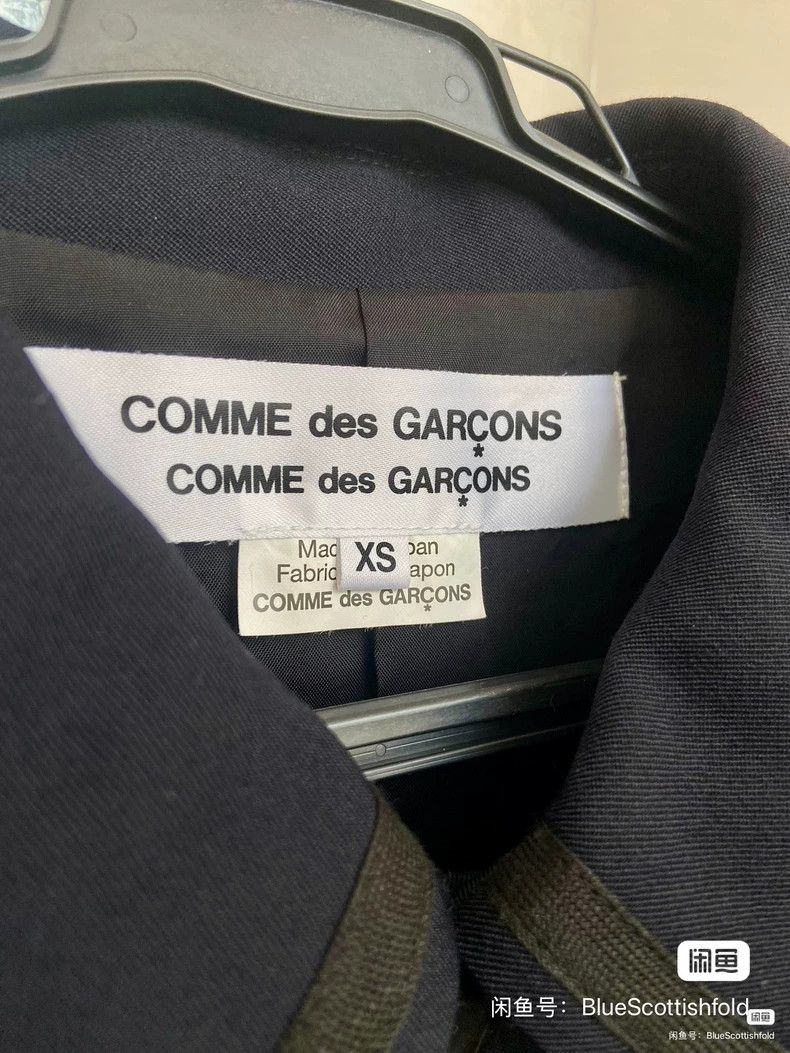 Comme des Garcons Comme des Garcons Navy collar coat Size XS / US 0-2 / IT 36-38 - 5 Thumbnail