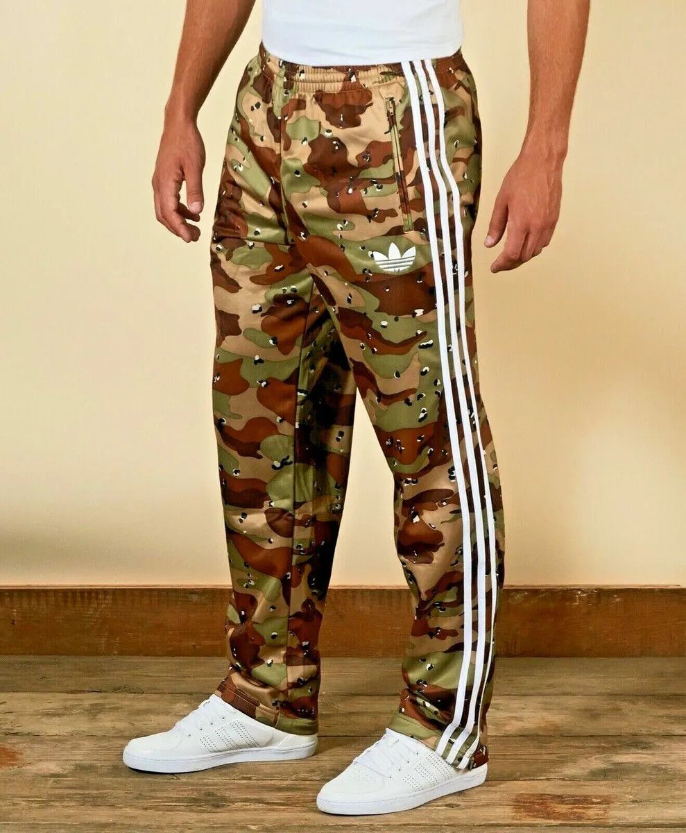 Adidas Vintage Adidas Firebird Camo Chocolate Chip Army Tracksuit Size US M / EU 48-50 / 2 - 3 Thumbnail