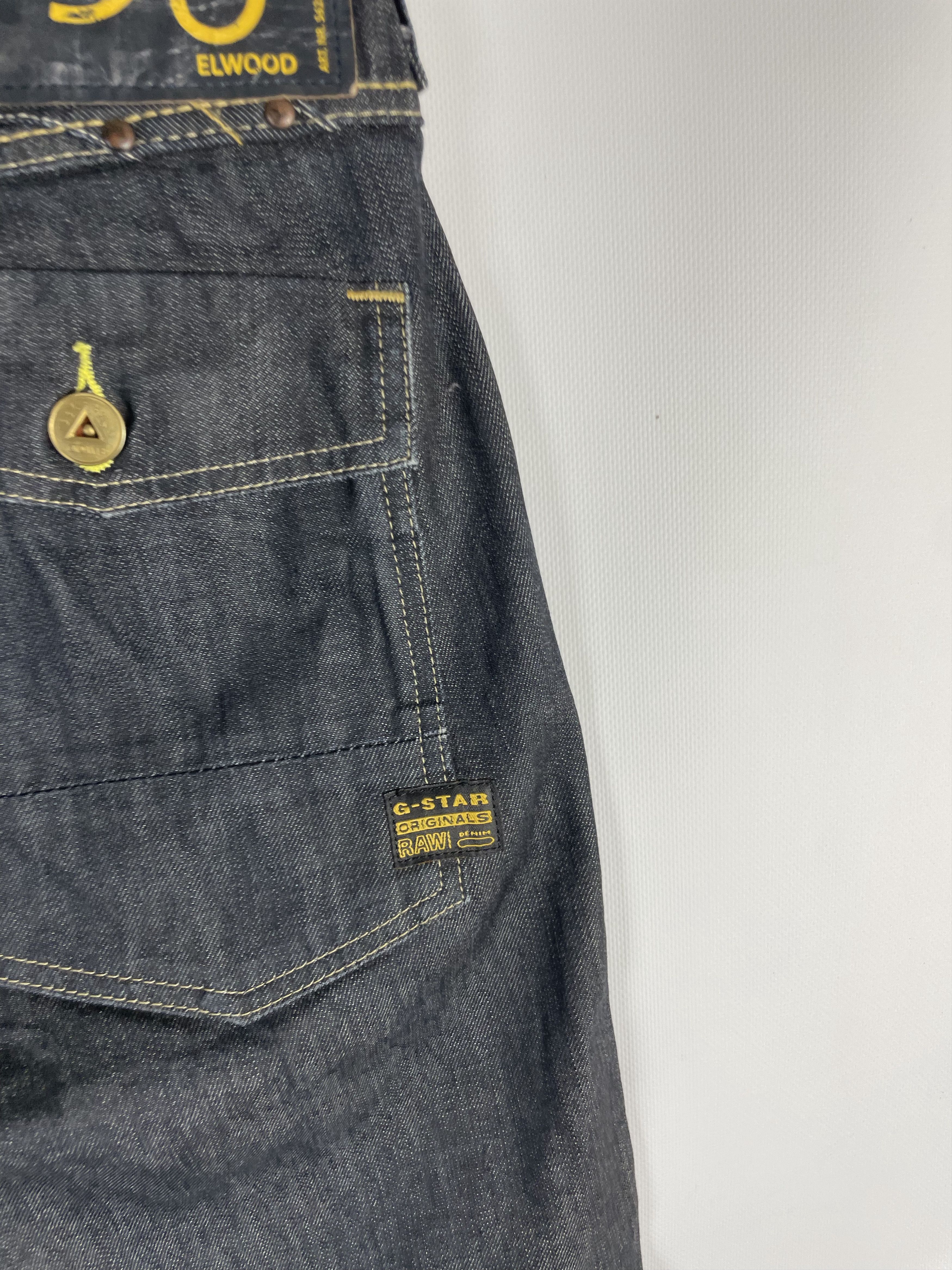 G-Star × Vintage Vintage G-Star Raw 96 Pants Double Knee Jeans Size US 28 / EU 44 - 6 Thumbnail