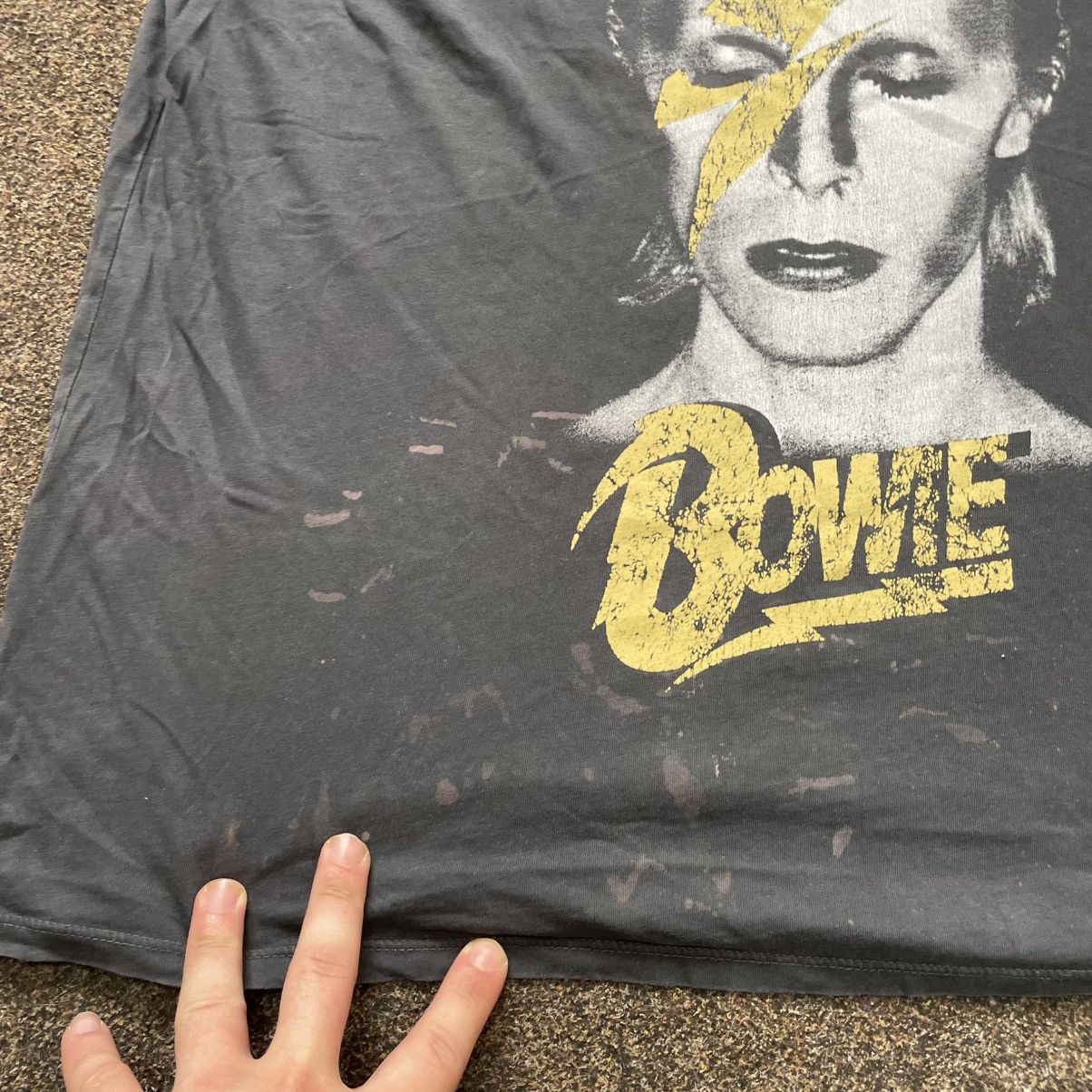 Vintage Vintage 90s David Bowie Sun Faded Band Graphic Tee Punk XXL Size US XXL / EU 58 / 5 - 5 Thumbnail