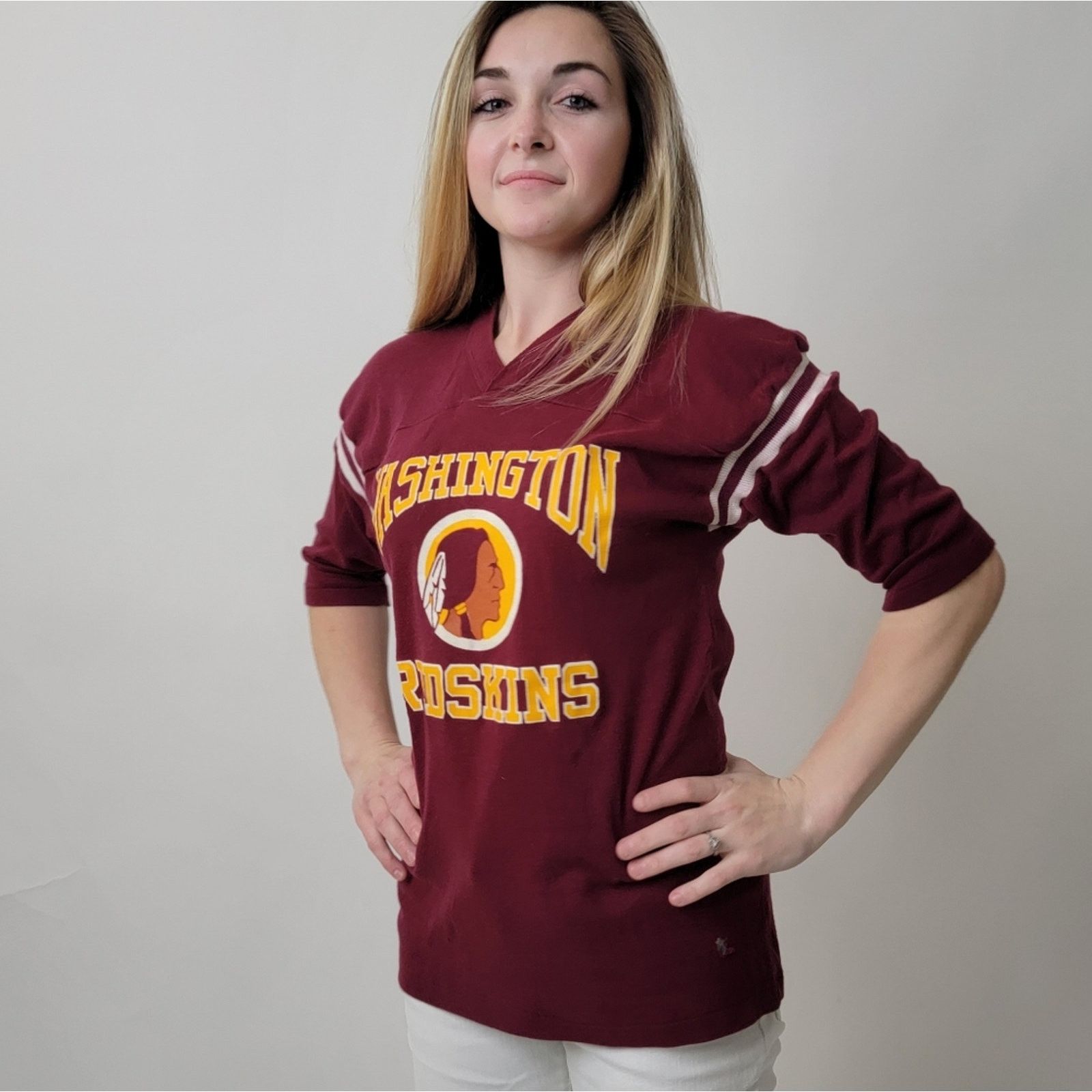 NFL Classic Original Vintage 90s Washington Football Jersey Tee Size US L / EU 52-54 / 3 - 5 Thumbnail
