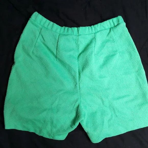 Other Vintage 60s K-Mart Neon Green Polyester Shorts Size 34" / US 12 / IT 48 - 3 Thumbnail