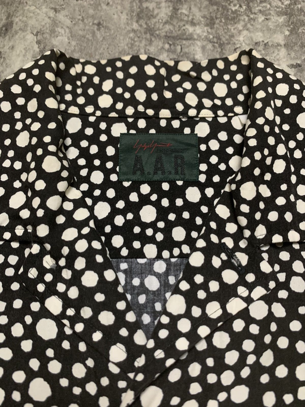 Y's Yohji Yamamoto AAR Durban Camp Collar Patterned Button Up Size US L / EU 52-54 / 3 - 3 Thumbnail