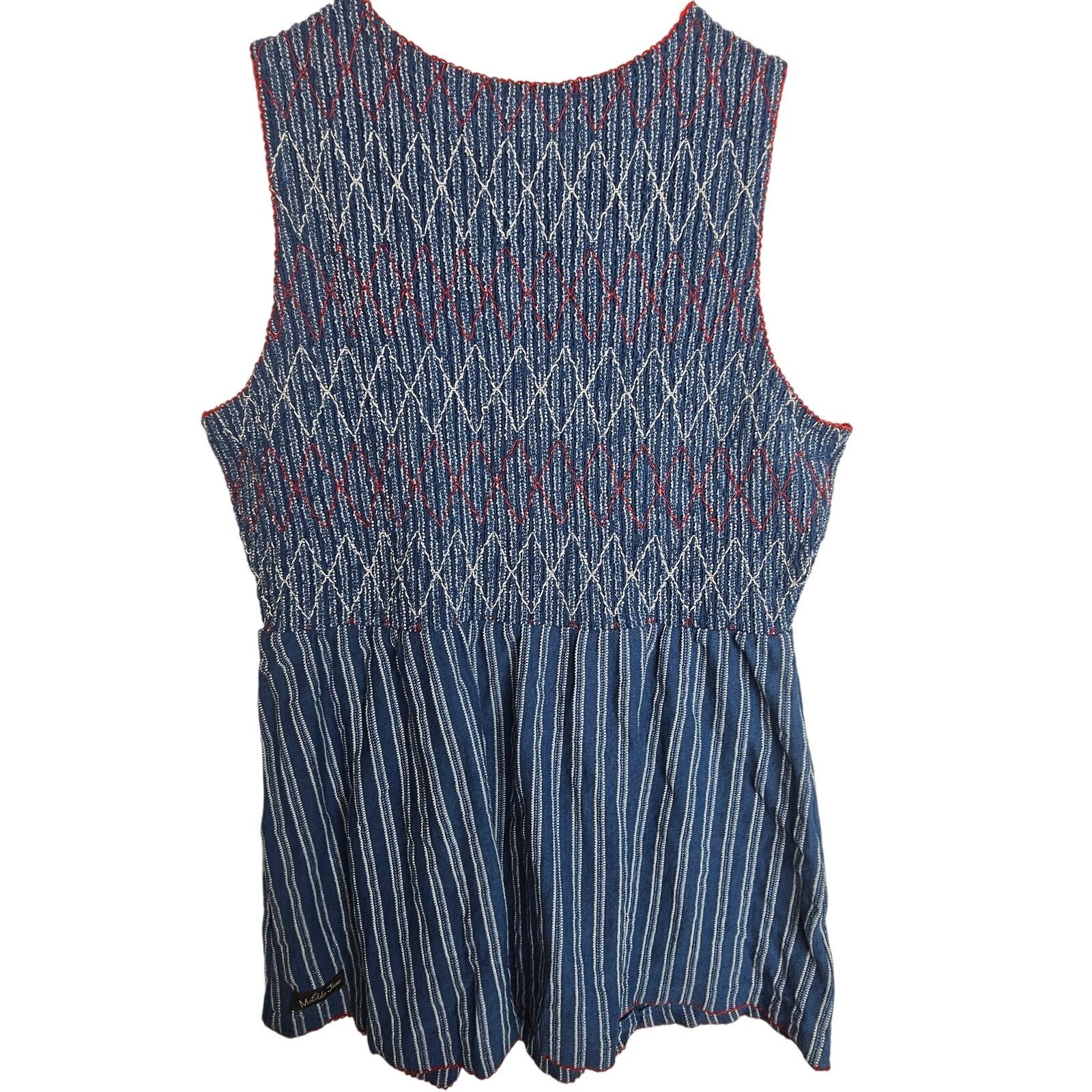 Matisse Matilda Jane Enchanted Garden Roxie Striped Smocked Tank S Size S / US 4 / IT 40 - 7 Thumbnail