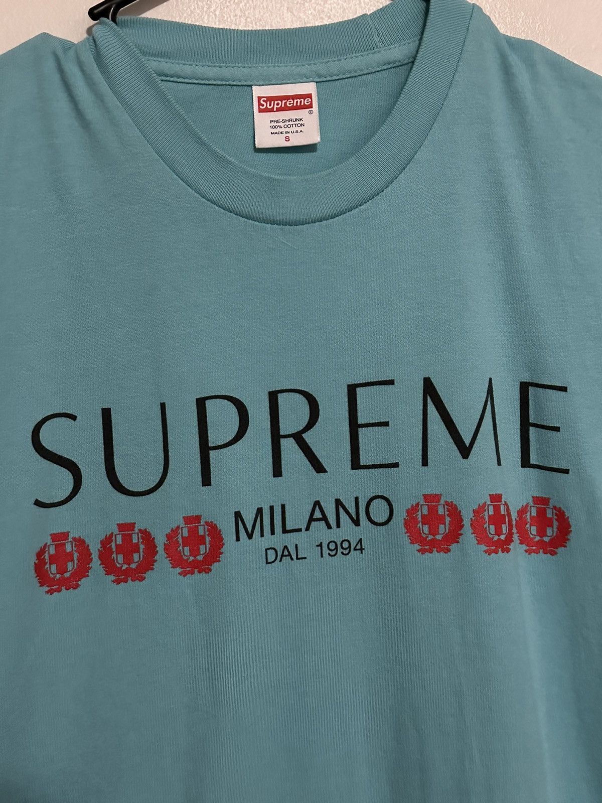 Supreme Supreme Milano Tee Size US S / EU 44-46 / 1 - 2 Thumbnail