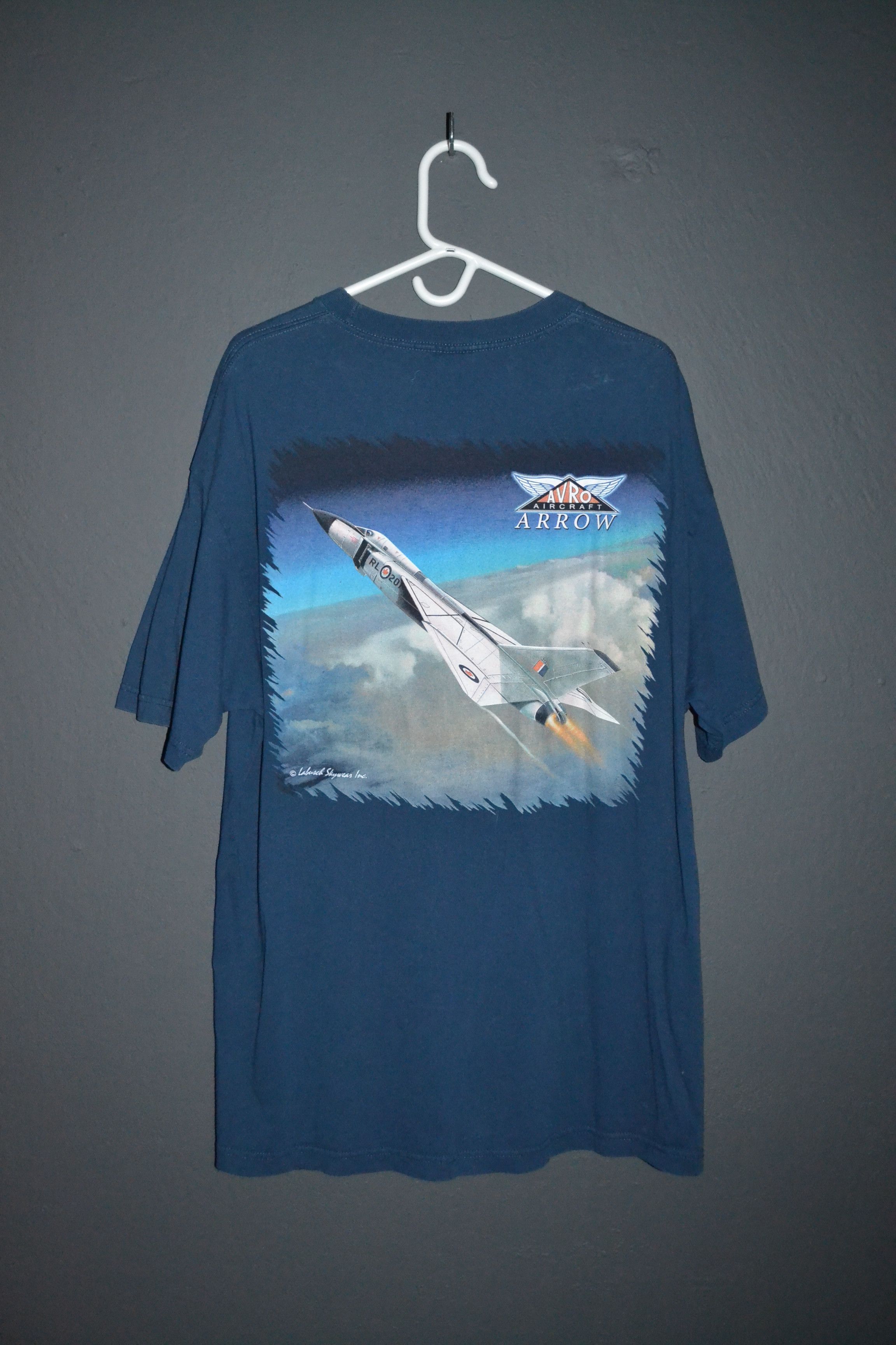 Vintage 2000s Avro Aircraft Arrow Super Sonic Jet t-shirt XL Size US XL / EU 56 / 4 - 3 Thumbnail