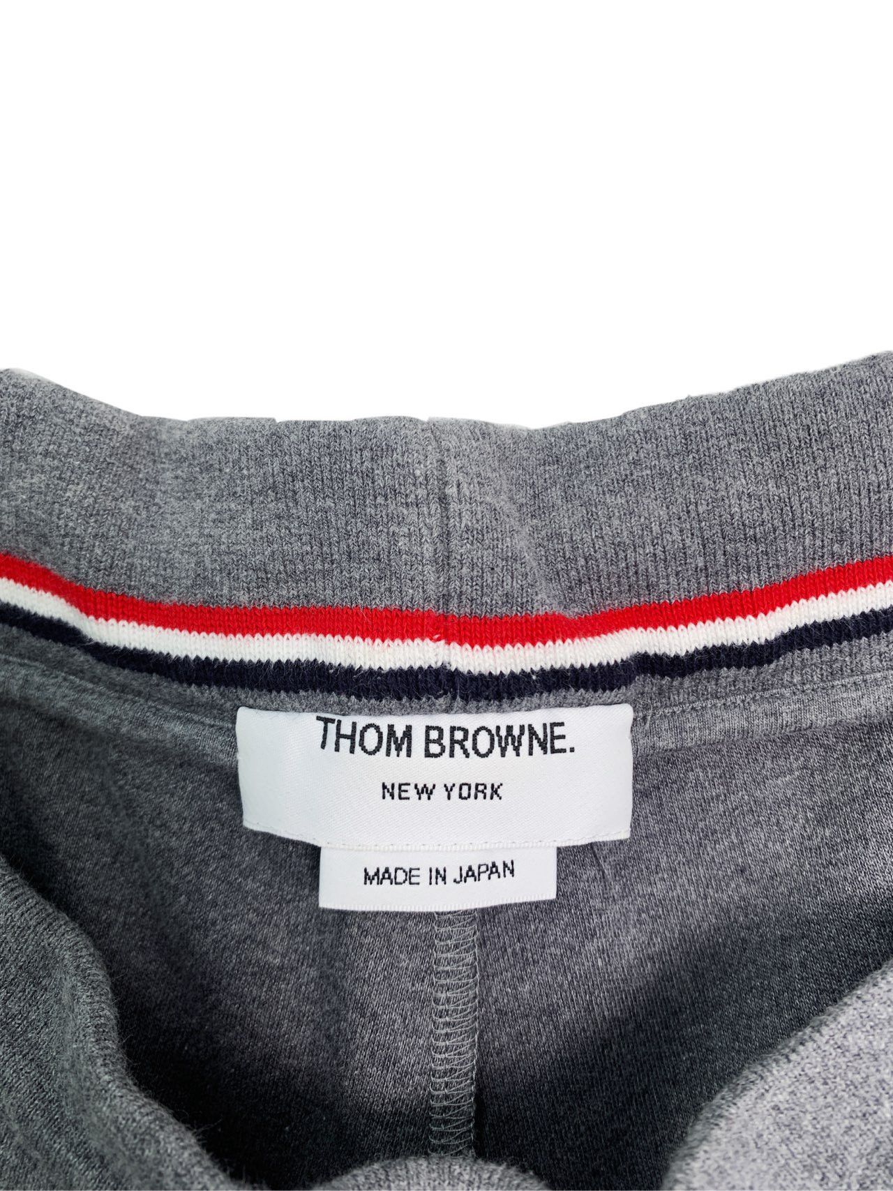 Thom Browne Thom Browne Grey Side Stripe Cotton Cuffed Sweatpants K26WX Size US 32 / EU 48 - 3 Thumbnail