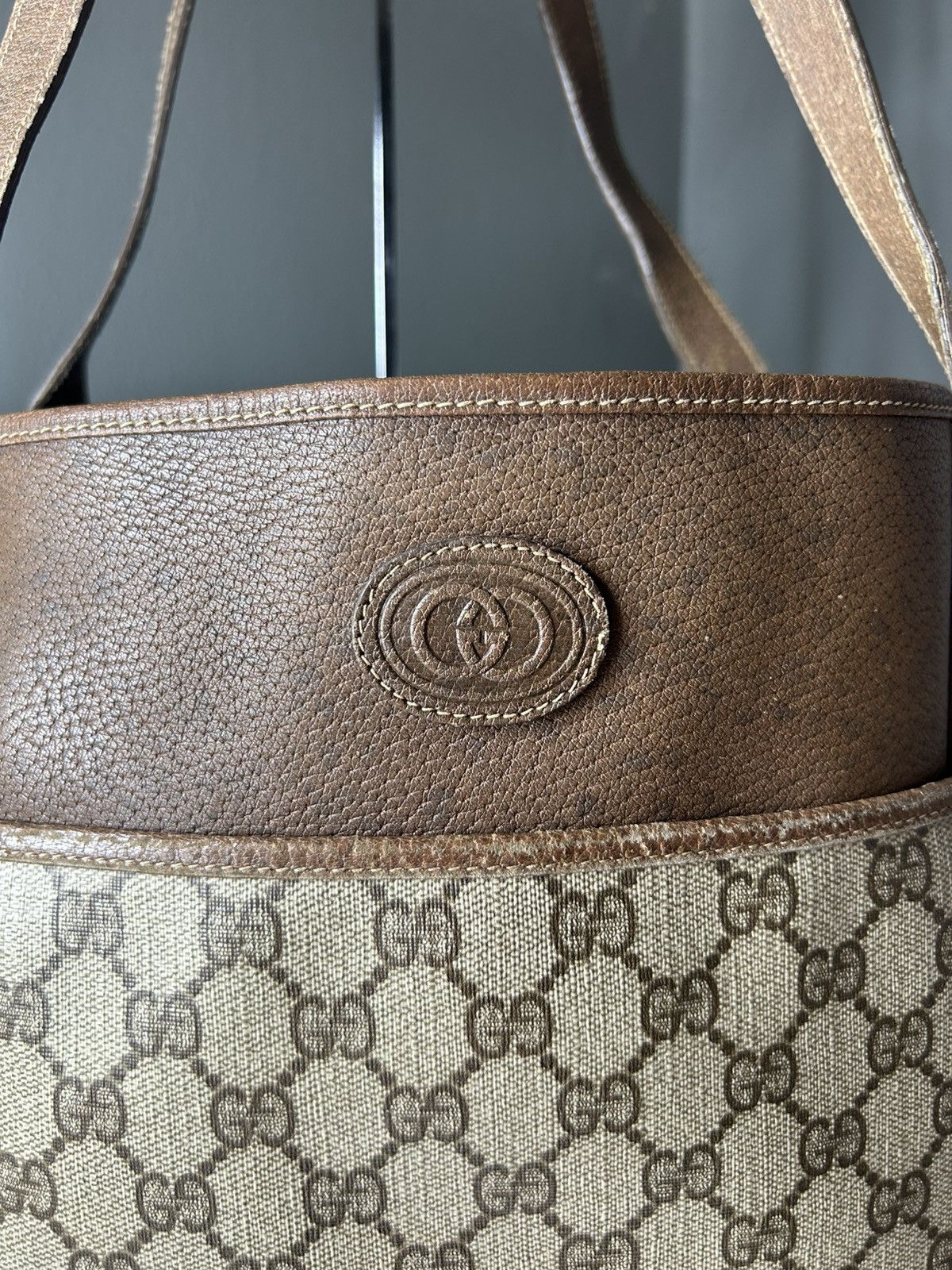 Gucci Vintage Gucci GG Supreme Tote Bag (project piece) Size ONE SIZE - 3 Thumbnail
