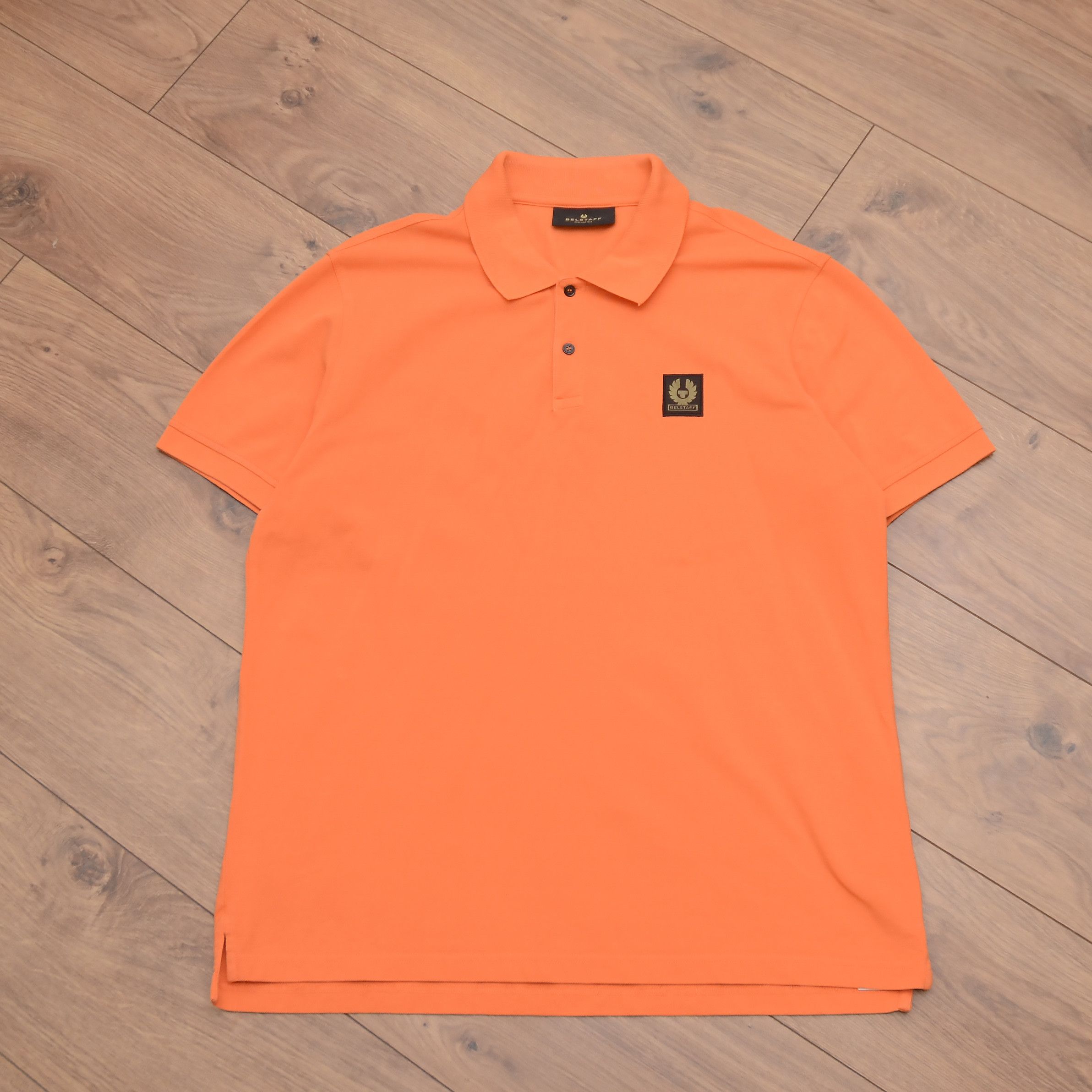 Belstaff Belstaff Polo T-Shirt XL/XXL Orange Lightweight Cotton Size US XXL / EU 58 / 5 - 10 Thumbnail