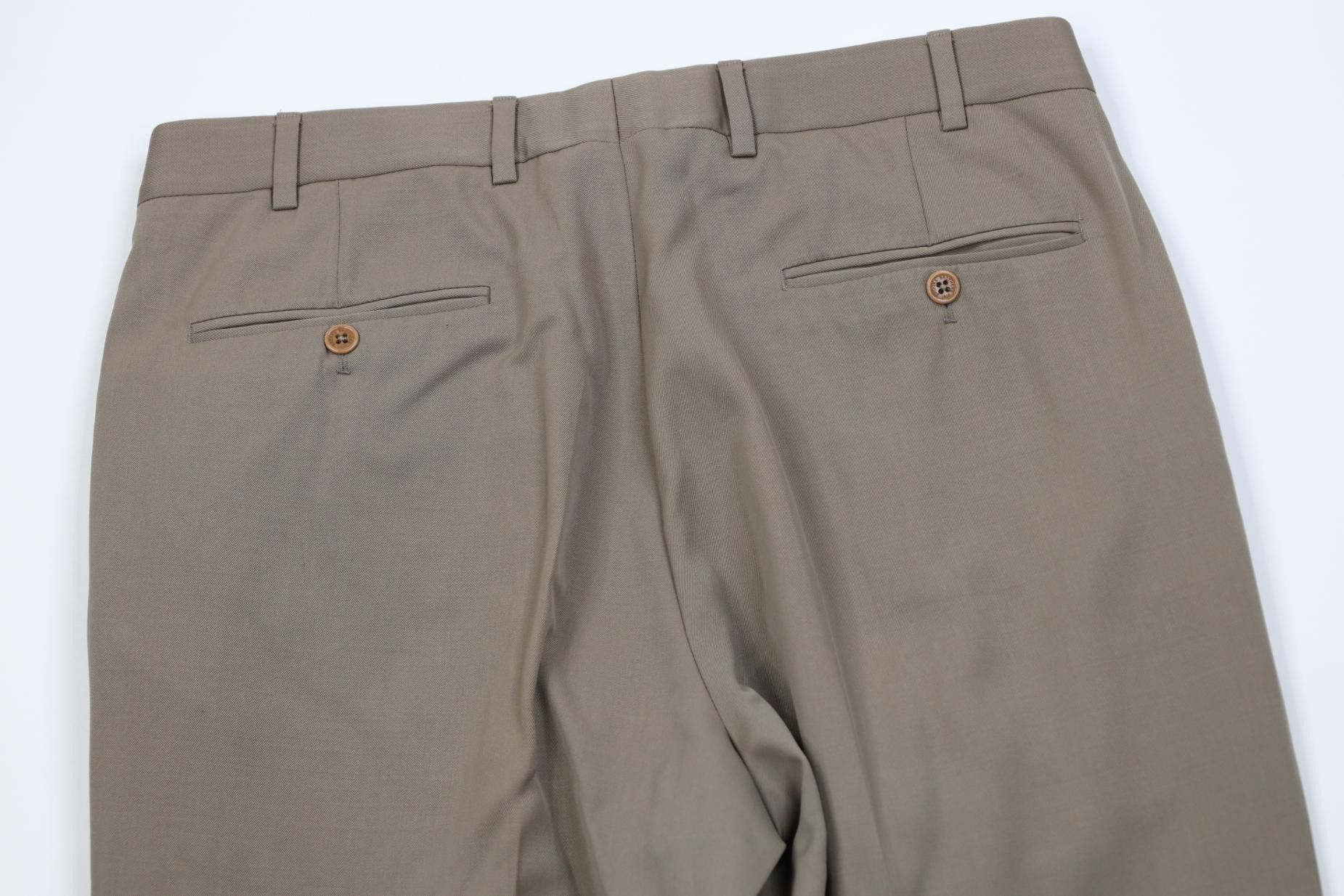 Brooks Brothers Vintage 90s Y2K Brooks Brothers Wide Leg Chino Pants Brown Size US 34 / EU 50 - 10 Thumbnail