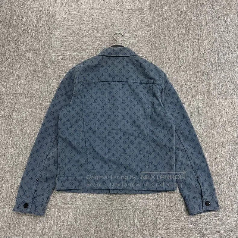 Louis Vuitton Louis Vuitton Blue Monogram Denim Jacket. Size US M / EU 48-50 / 2 - 2 Thumbnail