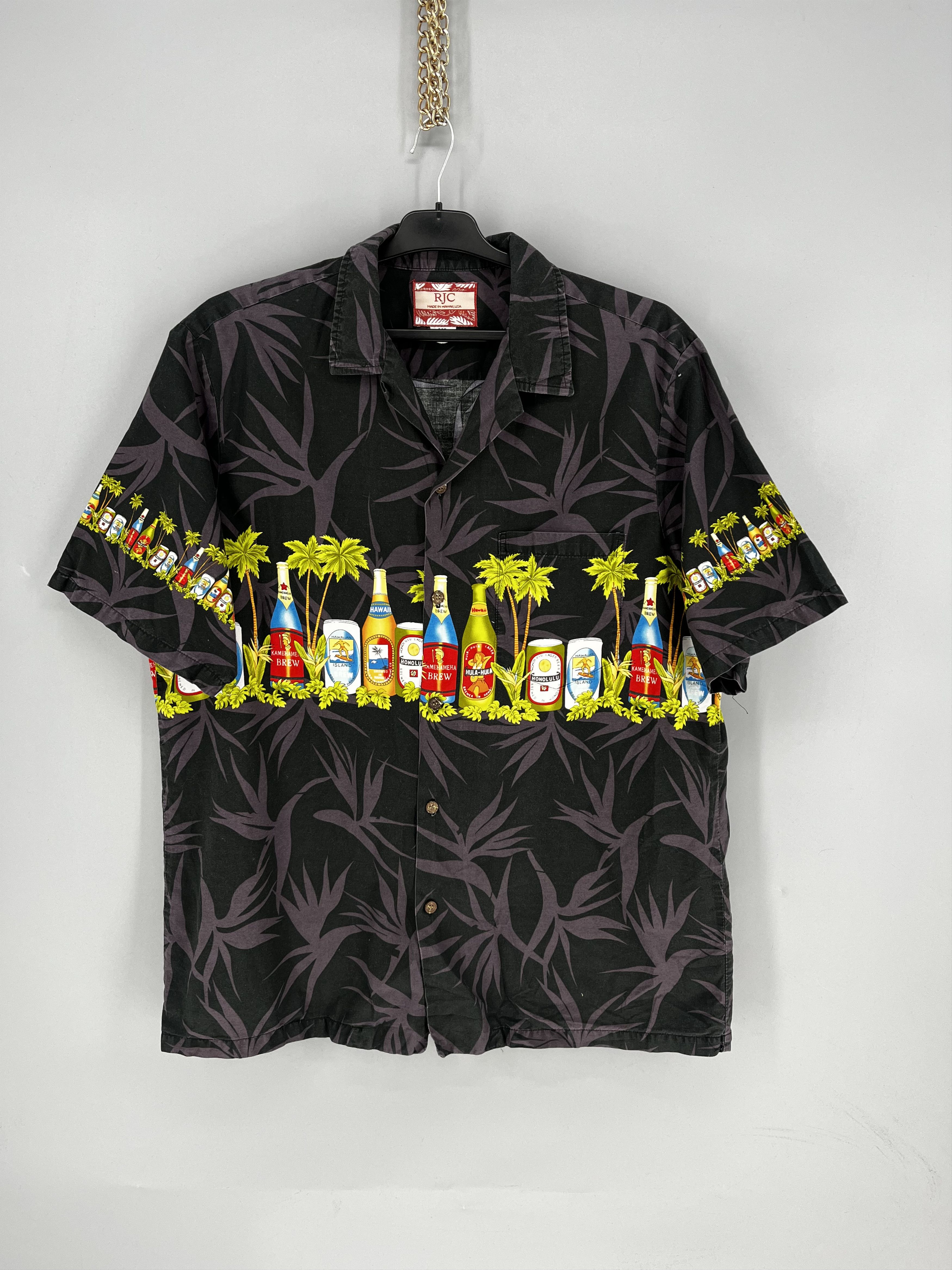 Vintage Vintage RJC Hawaii Made Cotton Hawaiian Camp Collar Shirt Size US XL / EU 56 / 4 - 1 Thumbnail