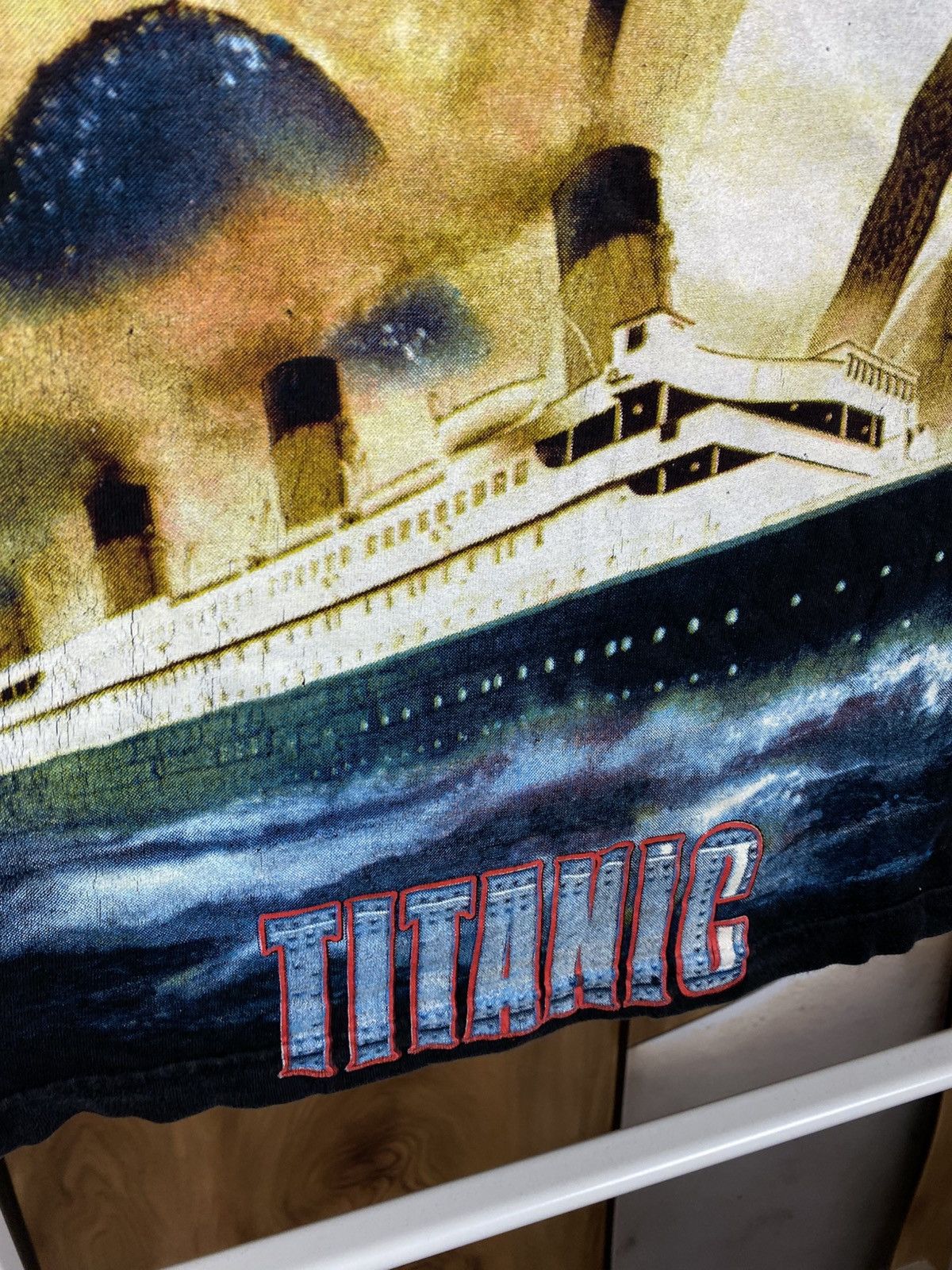 Vintage 🍿Vintage 90s T-Shirt Titanic Y2K Kate Winslet Leonardo Dica🍿 Size US M / EU 48-50 / 2 - 8 Thumbnail