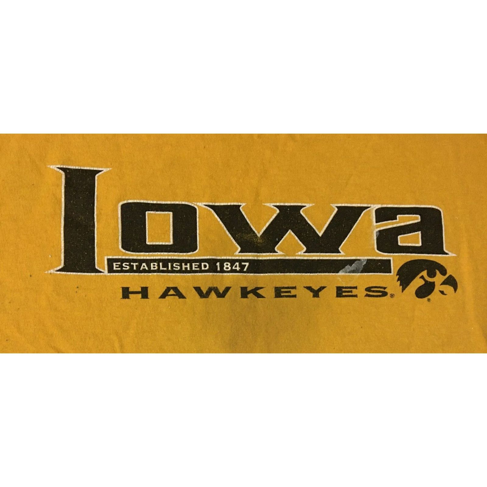 Thrasher VINTAGE Iowa Hawkeyes Faded Paint Shirt XL Track Grunge PE College School Punk 90s Size US XL / EU 56 / 4 - 2 Thumbnail