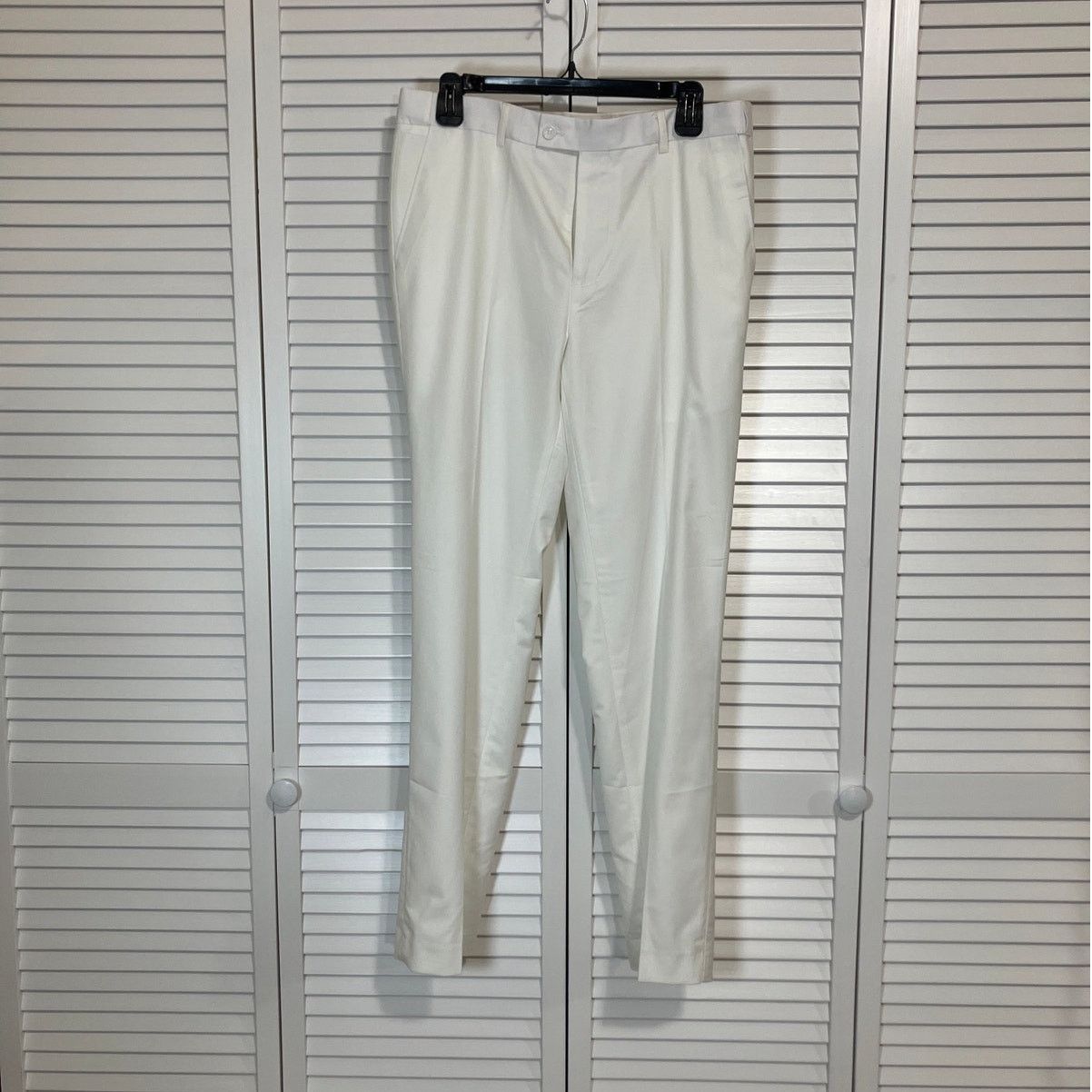 Other Wehilion Vintage Ivory Flat-front Slim Fit Pants Mens S Size US 34 / EU 50 - 1 Thumbnail
