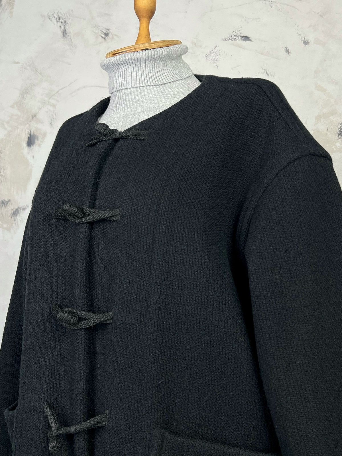 Hugo Boss Vintage Hugo Boss Toggle Wool Jacket Size M - L Size L / US 10 / IT 46 - 3 Thumbnail