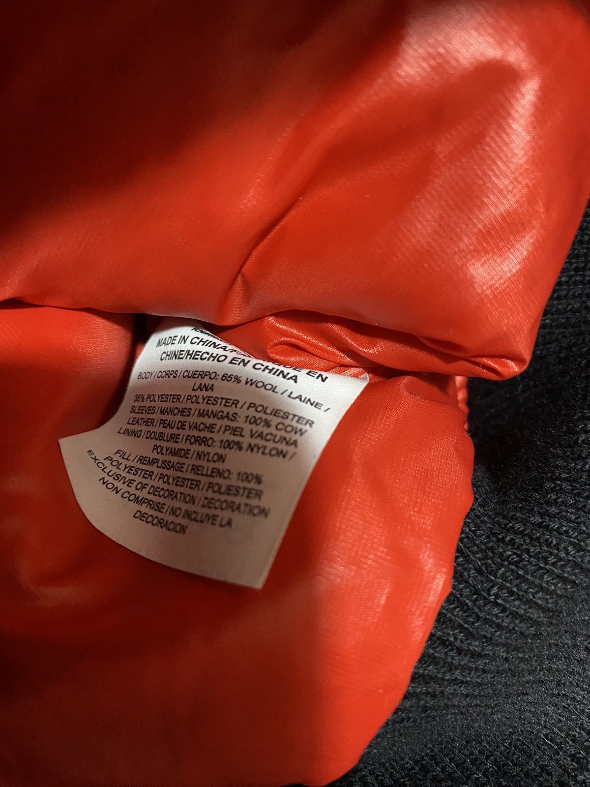 Nike Nike Destroyer Varsity Jacket M, red black, with leather Size US M / EU 48-50 / 2 - 13 Thumbnail