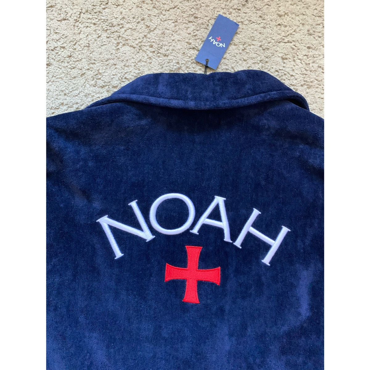 Noah NOAH➕LOGO TERRY BLAZER JACKET Size 38R - 8 Thumbnail
