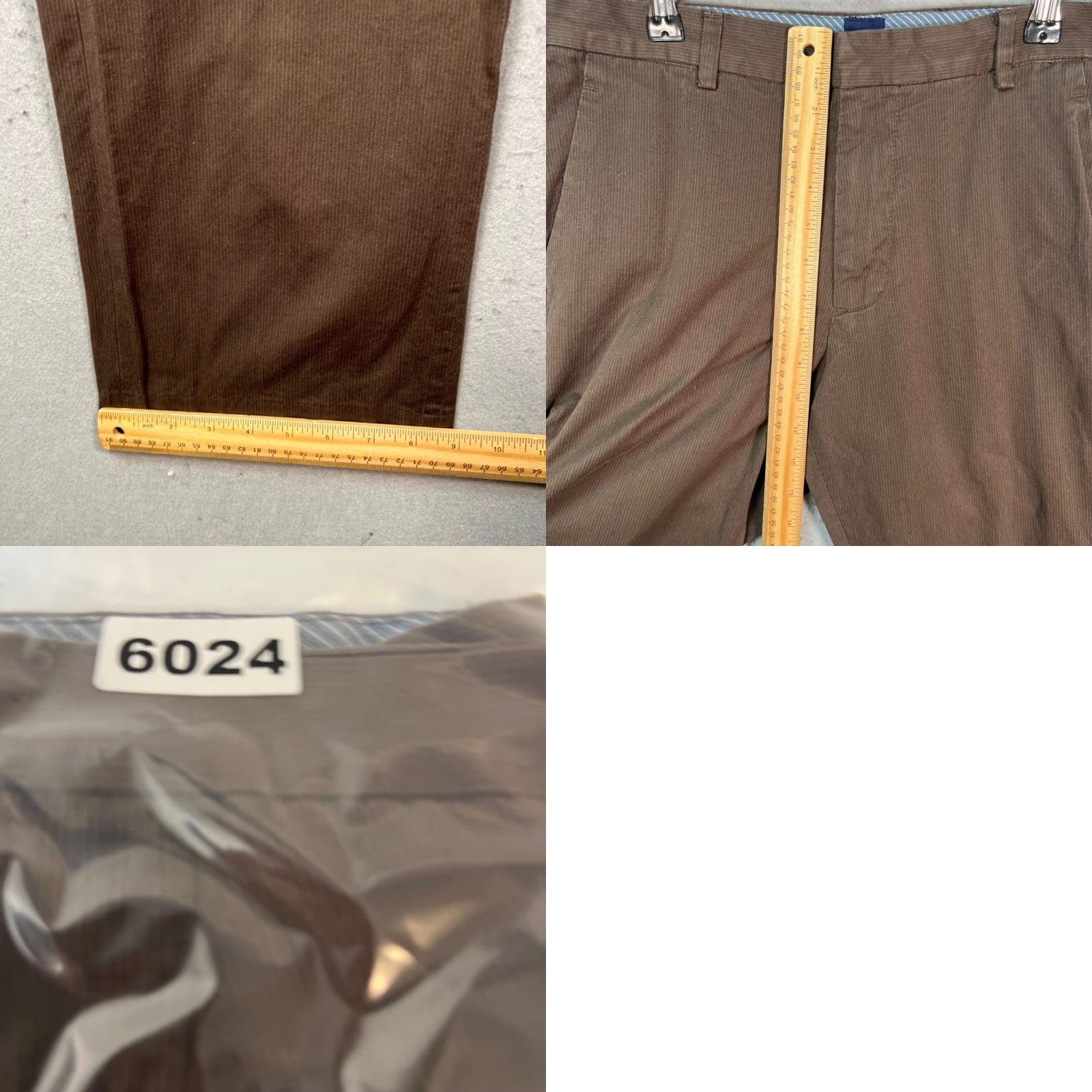 Gap Gap Mens Chino Pants 31x32 Brown Cotton Straight-Leg 1969 Vintage Preppy Mens Regular Waist 31 Inseam 32 Front Flat Front Size US 31 - 8 Thumbnail