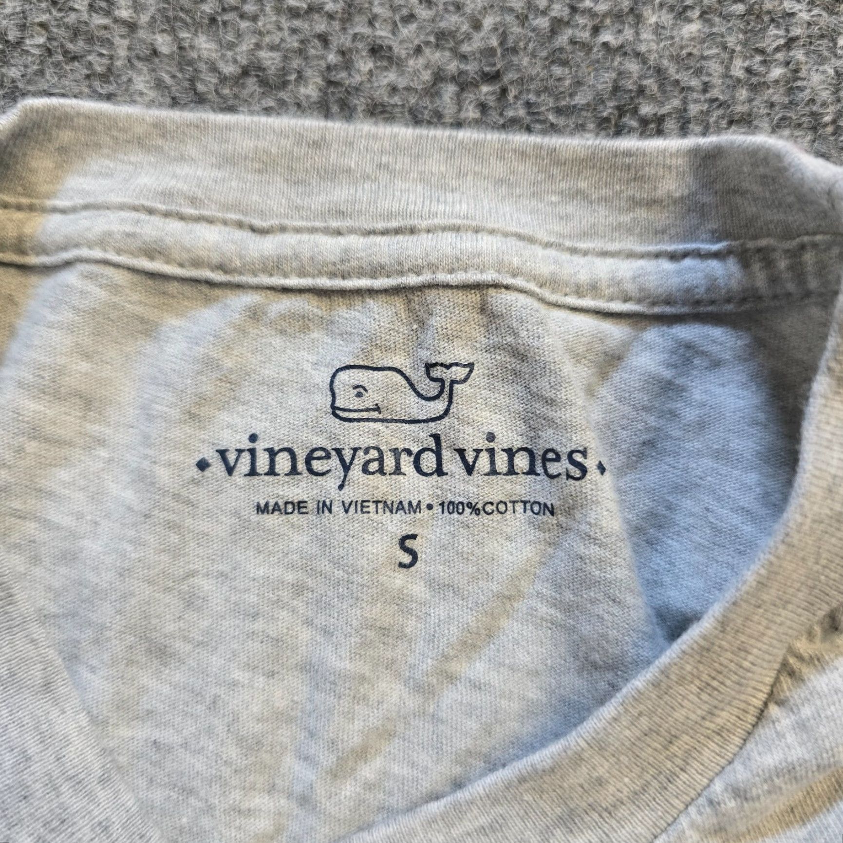 Vineyard Vines VINEYARD VINES Top Womens Small Gray American USA Short Sleeve Crew Neck Casual Shirt Womens Small Gray USA Size S / US 4 / IT 40 - 6 Thumbnail