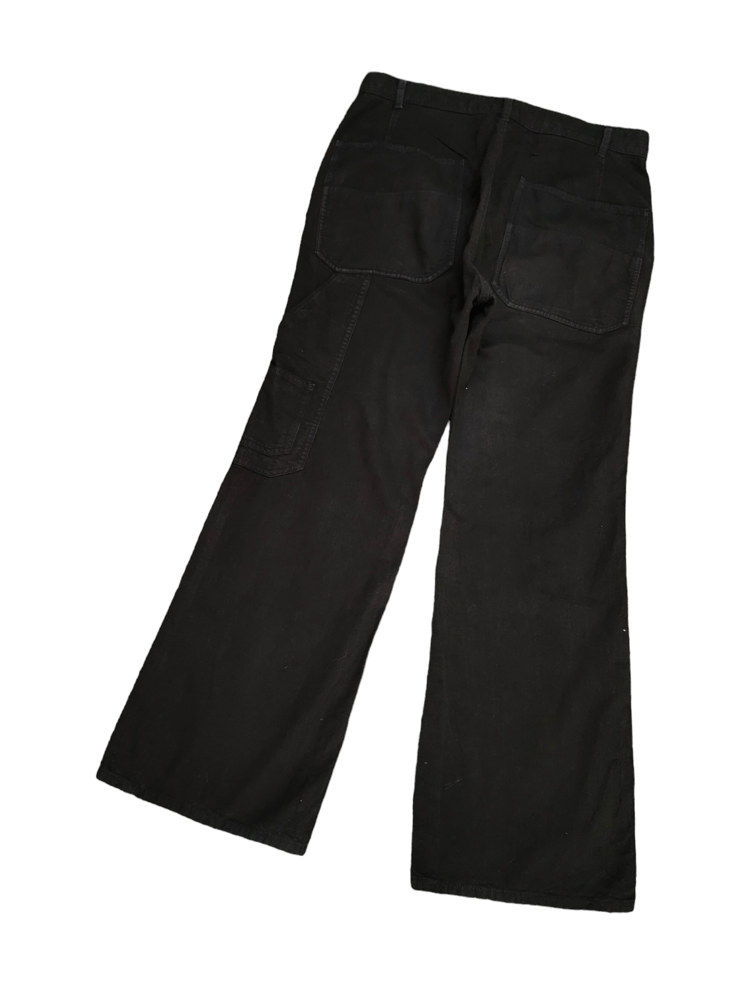 Le Grande Bleu (L.G.B.) Loose Flare Frapbois Dyed Black Fatigue Pants Size US 34 / EU 50 - 12 Thumbnail