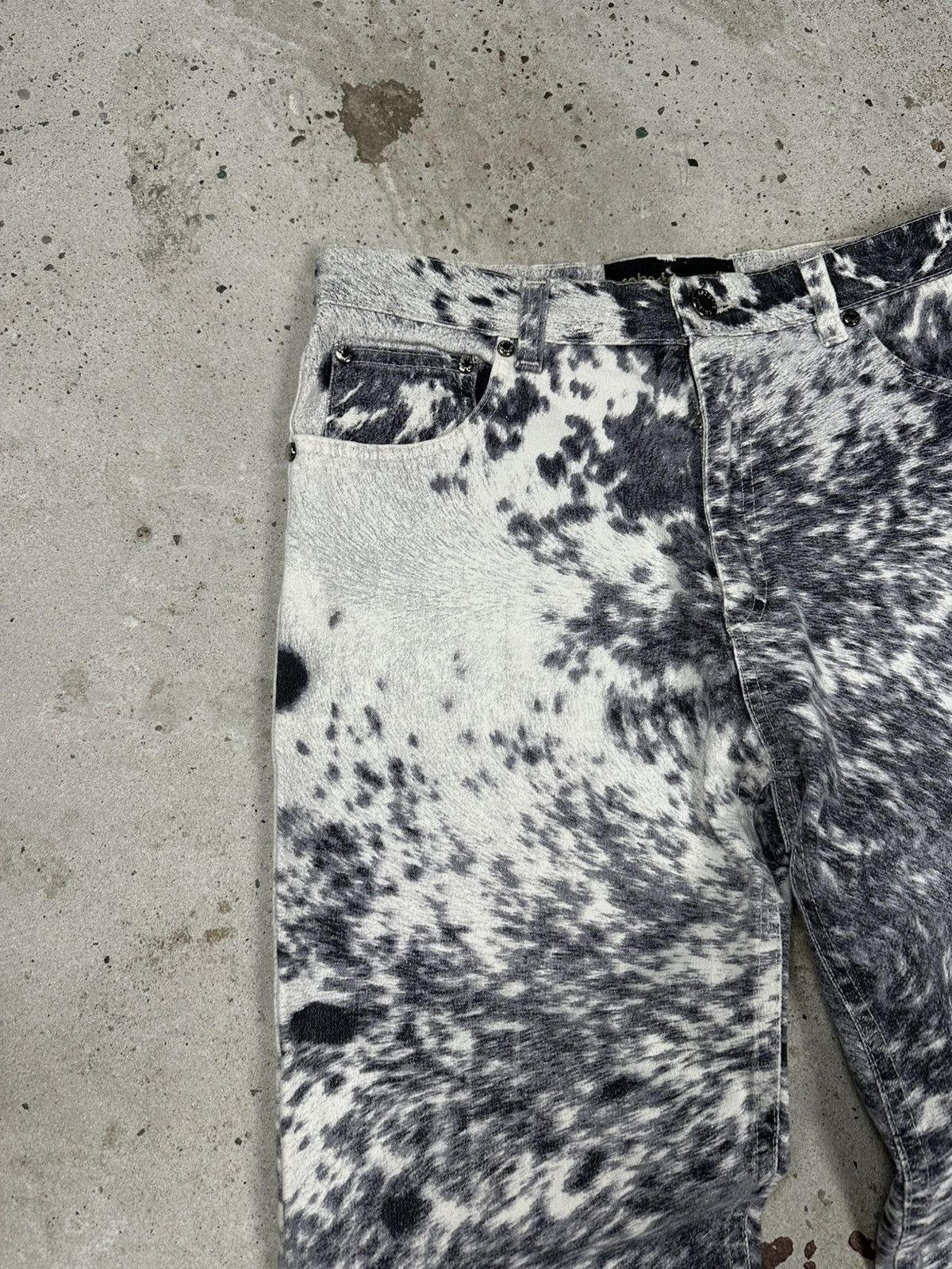 Roberto Cavalli FW1999 Roberto Cavalli Furry Cawprint Movement Pants Size 29" - 7 Thumbnail