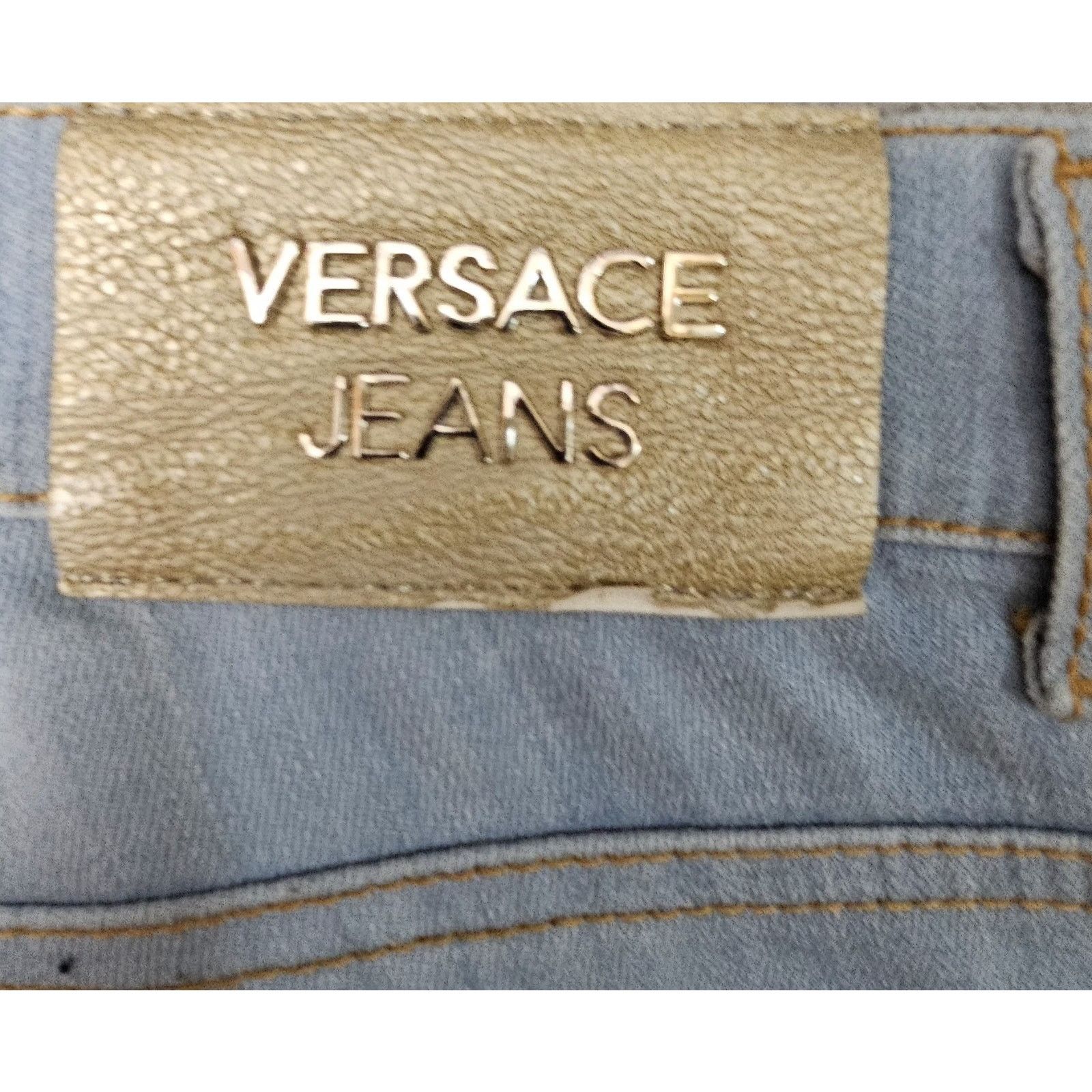 Versace VERSACE Vintage Womens Jeans Low Waist & Skinny Jeans 25 Size 25" / US 0 / IT 36 - 5 Thumbnail
