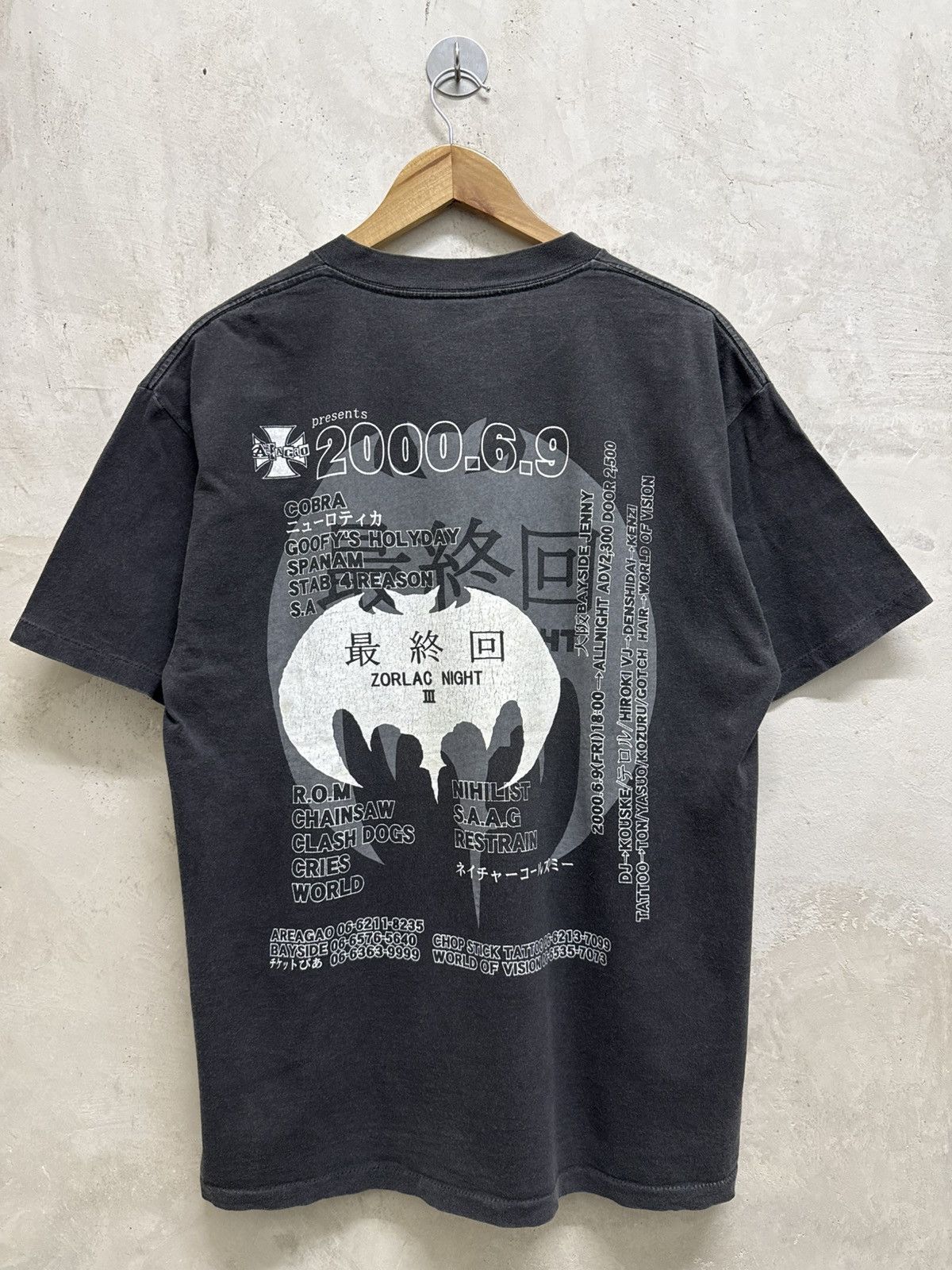 Vintage Vintage Rare Zorlac Night III Skateboards Tees Size US L / EU 52-54 / 3 - 3 Thumbnail