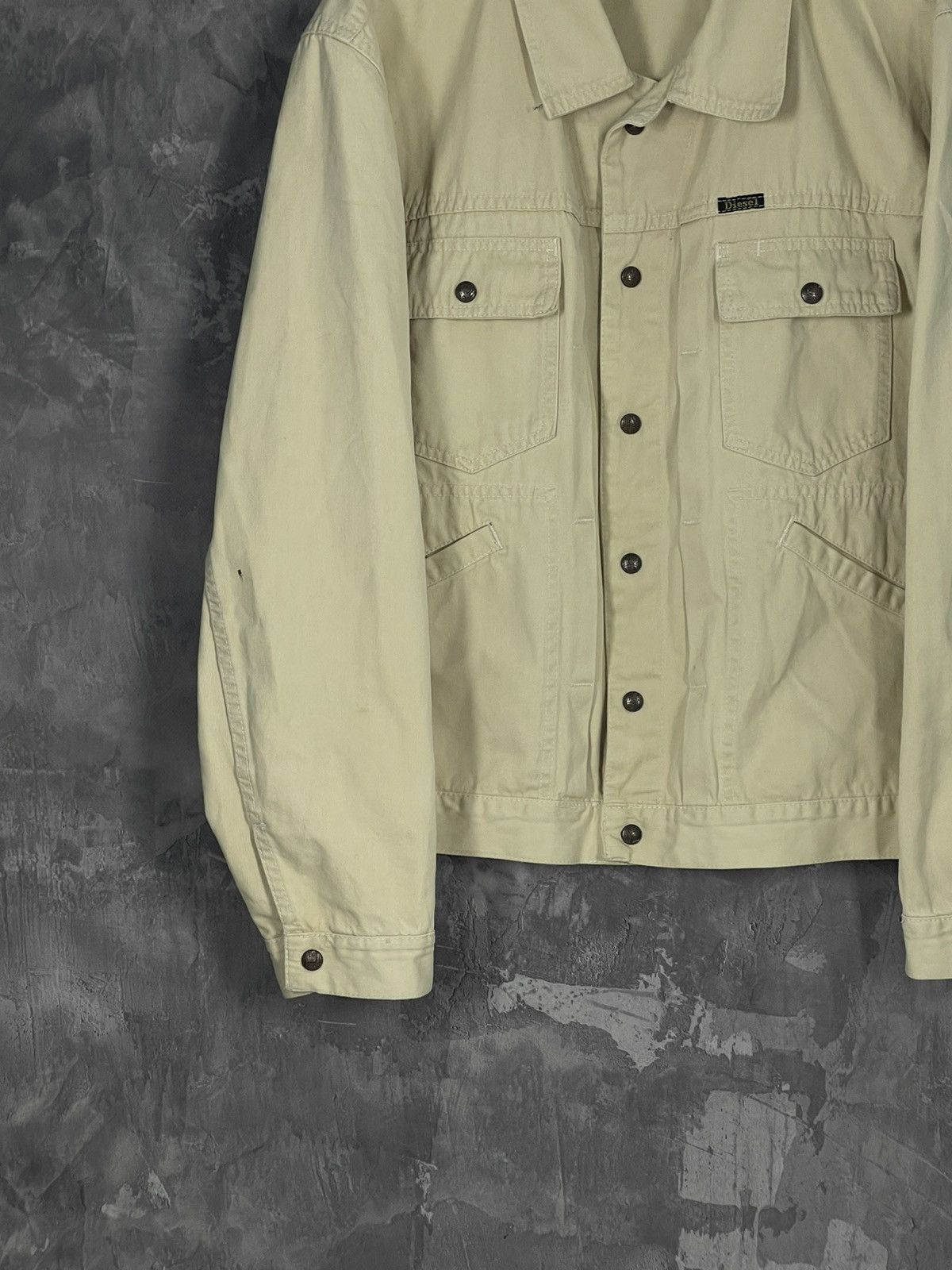 Diesel × Vintage Diesel Industry Detroit Workwear Denim Jacket Vintage 90s Size US M / EU 48-50 / 2 - 5 Thumbnail