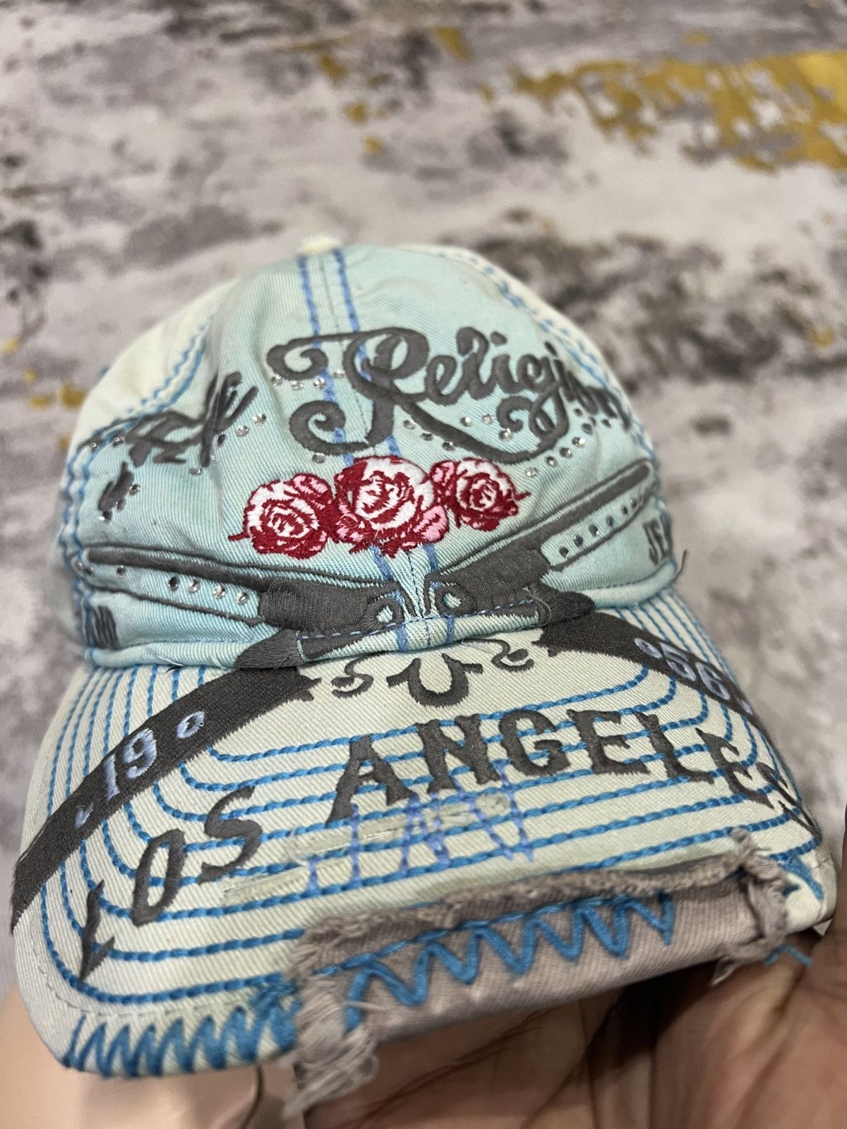 True Religion Vintage True Religion Hat Distressed - Very Style Size ONE SIZE - 1 Thumbnail